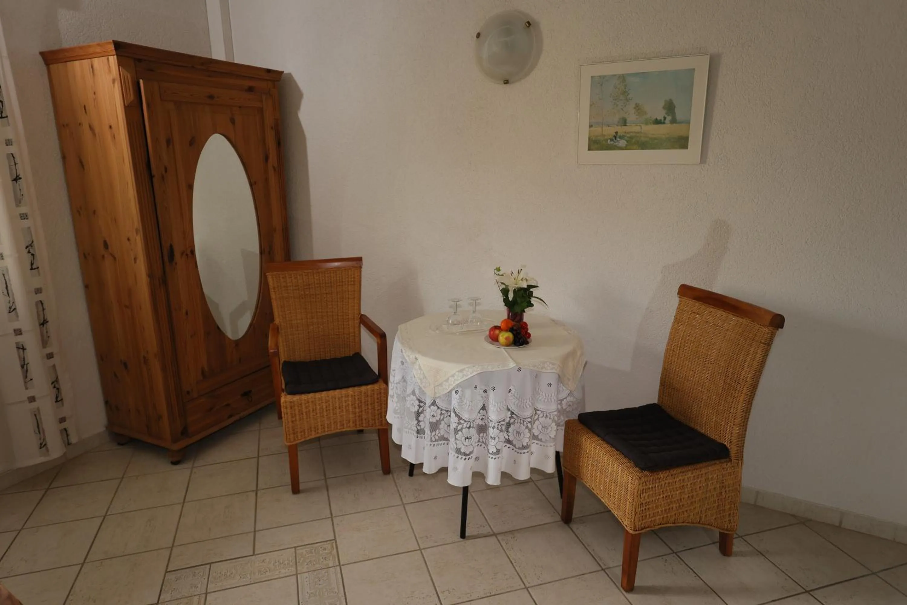 Seating area in Hotel Linde