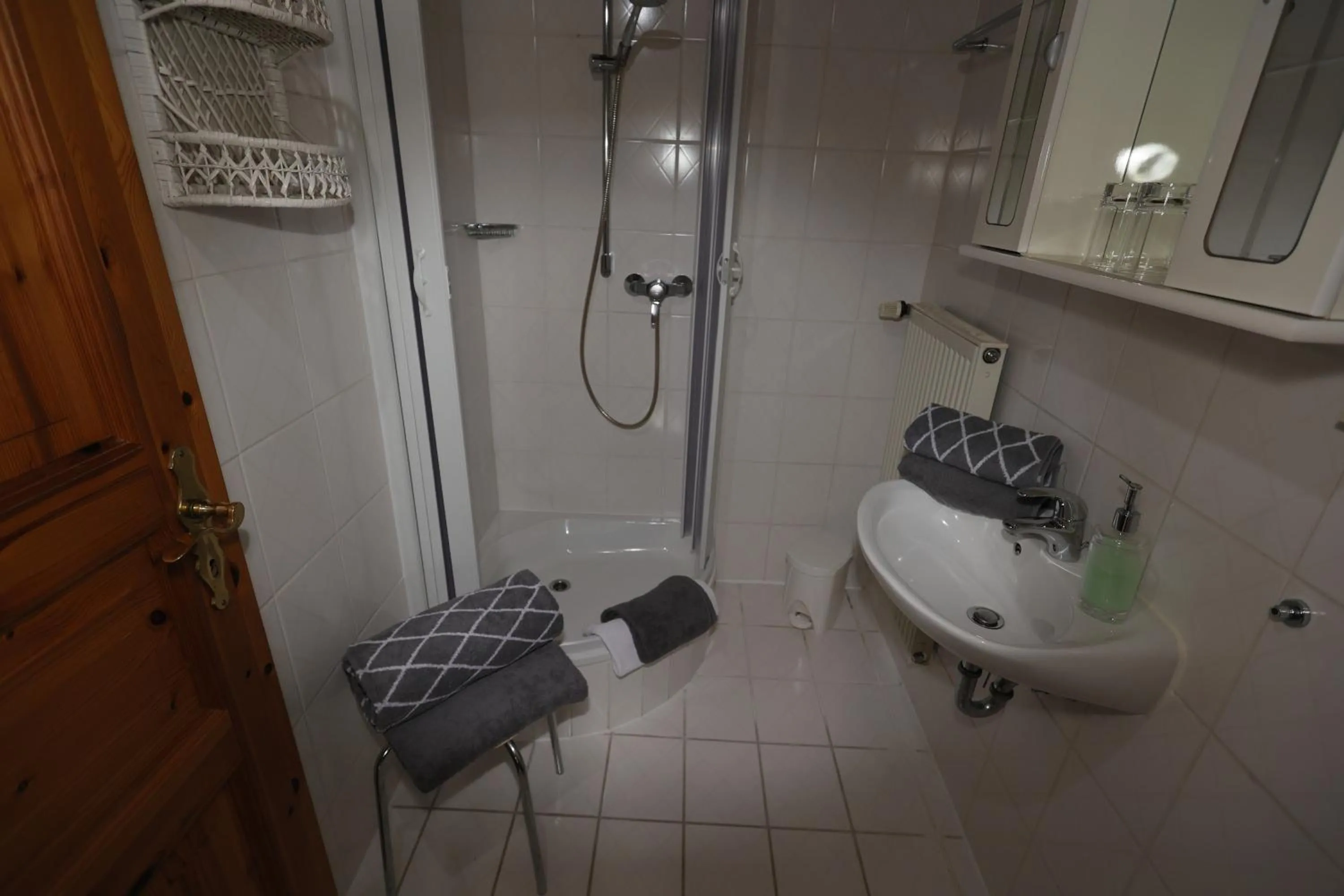 Shower in Hotel Linde