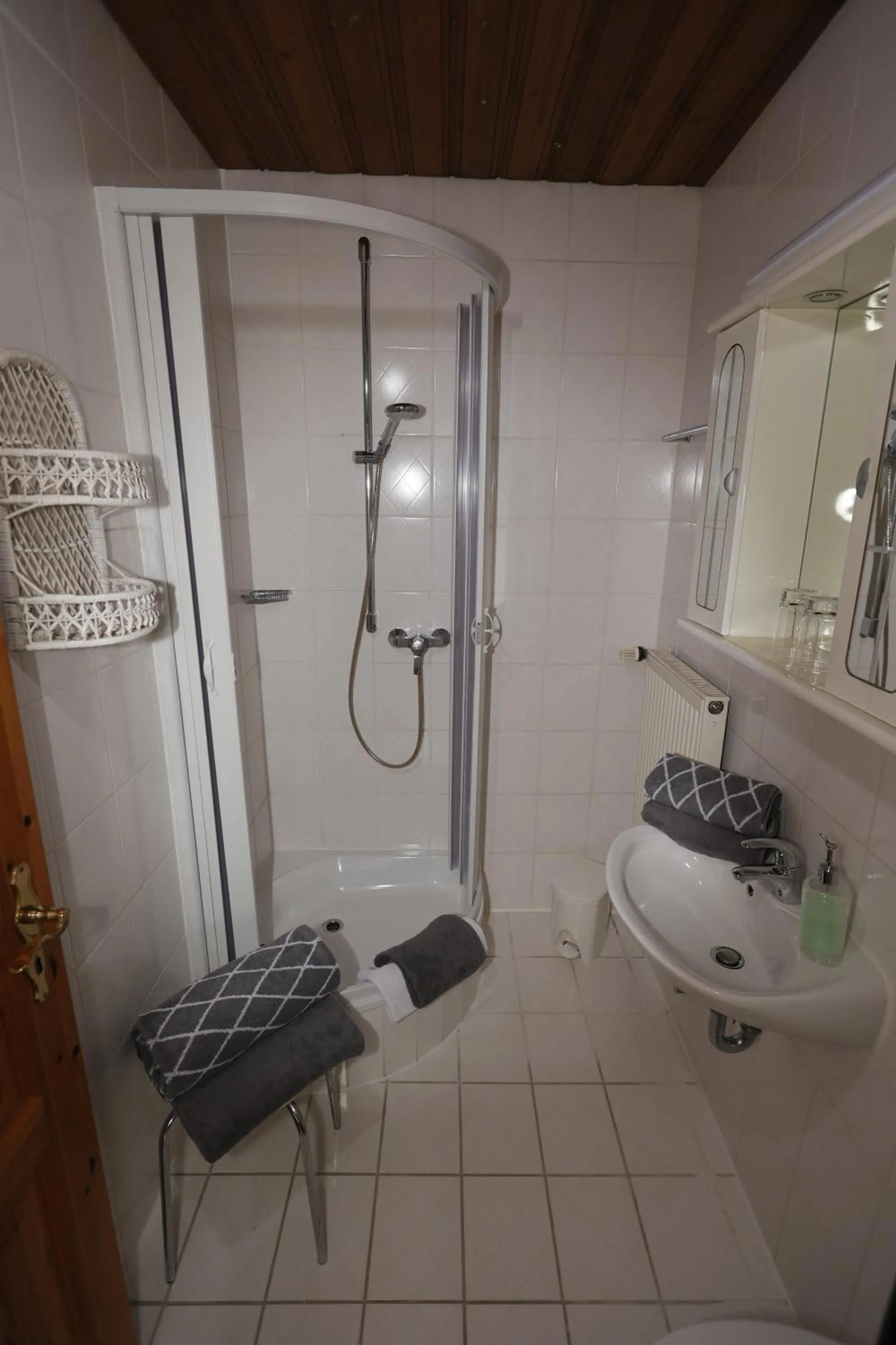 Shower in Hotel Linde