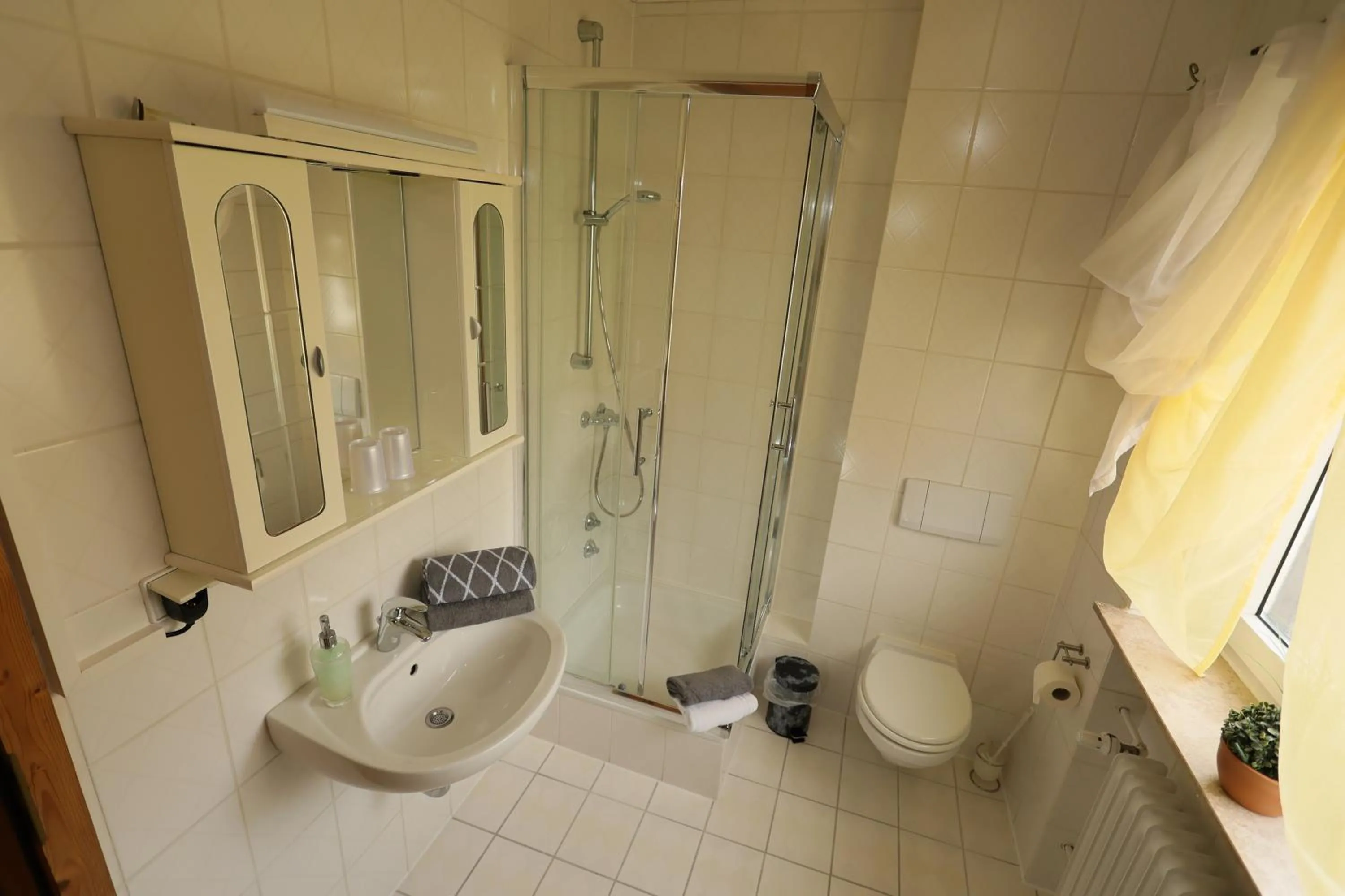 Shower in Hotel Linde