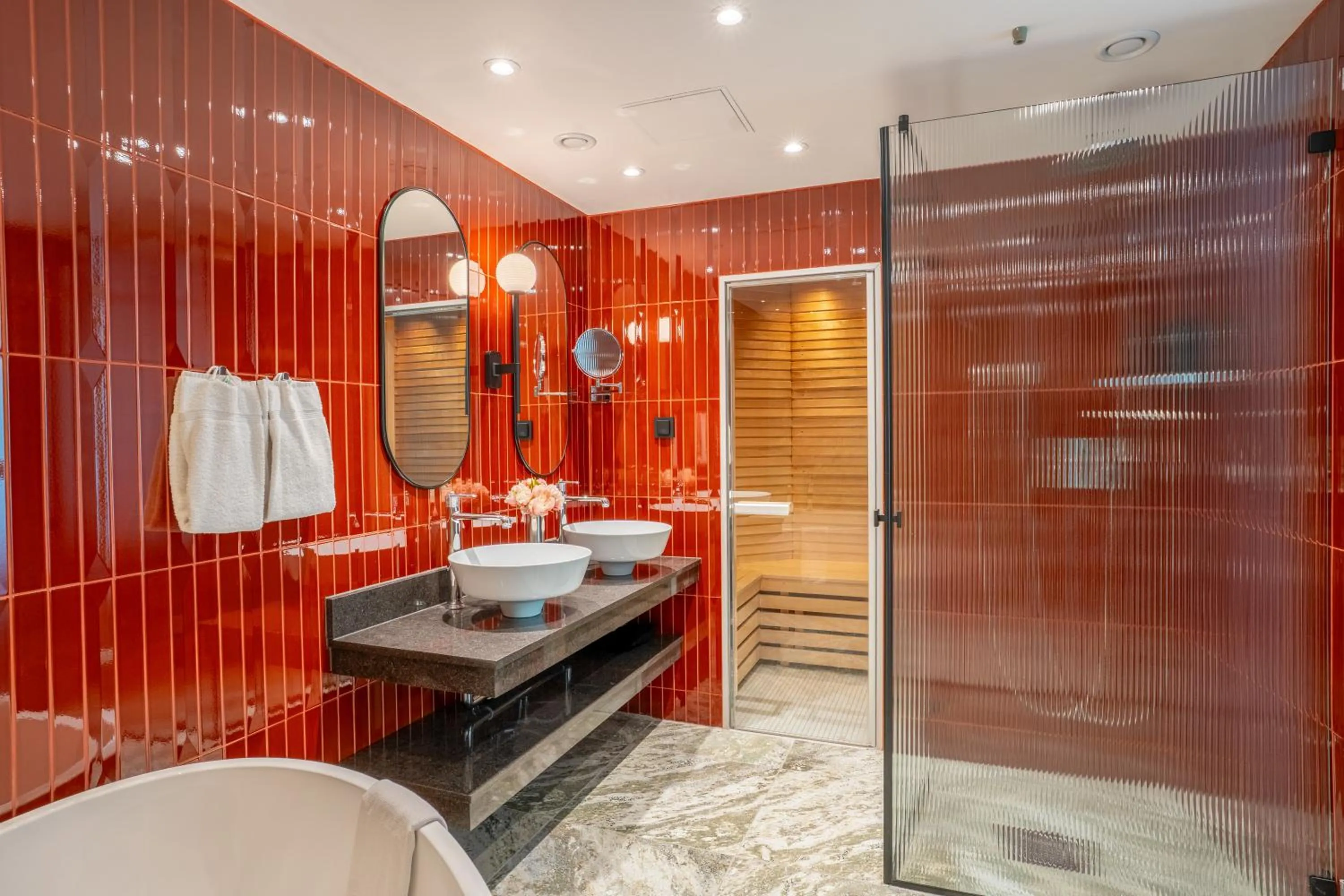 Shower in ProfilHotels Aveny