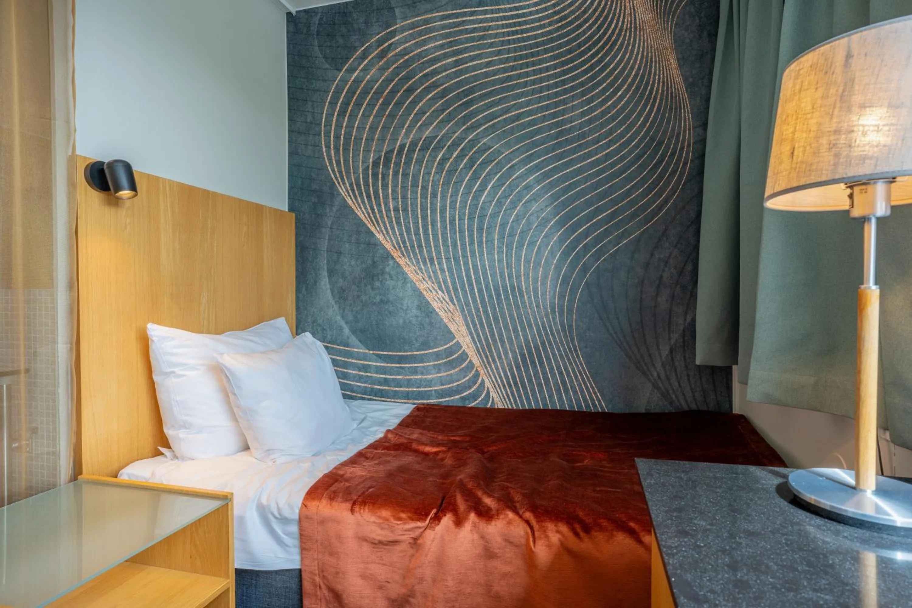 Bed in ProfilHotels Aveny