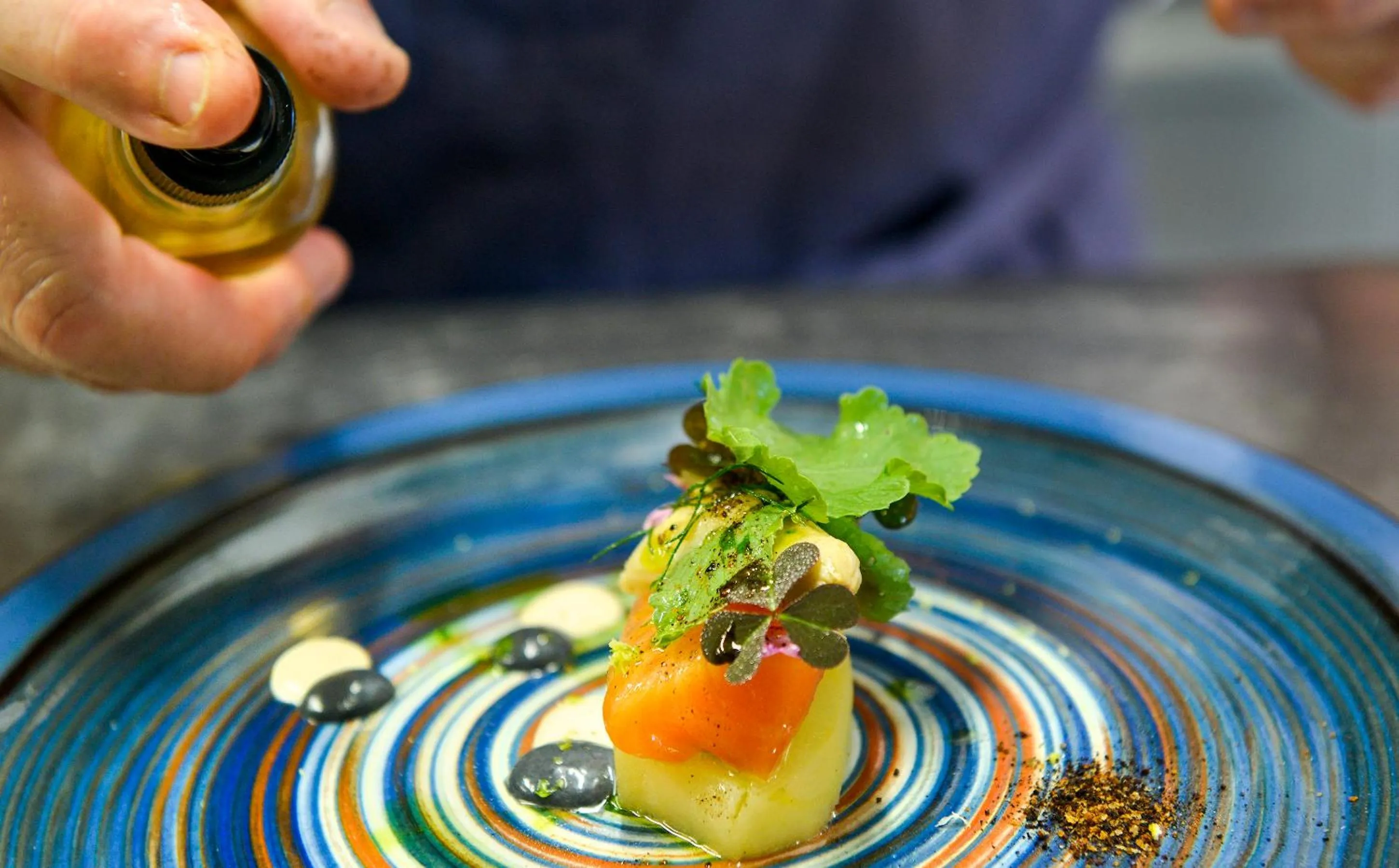 Food close-up in Logis Hotel La Diligence