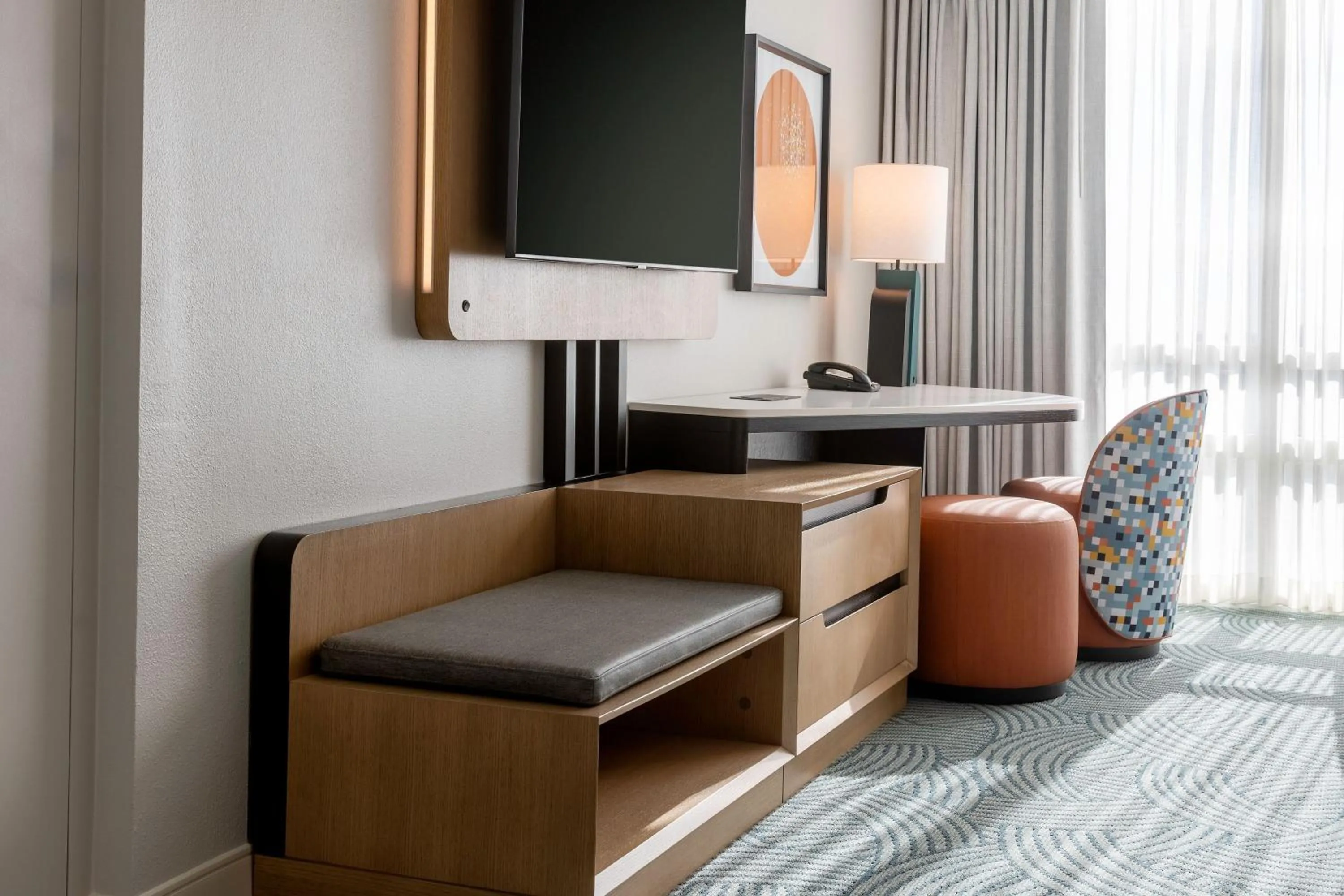 Photo of the whole room in Hotel Landy Orlando Universal Blvd, a Tribute Portfolio Hotel