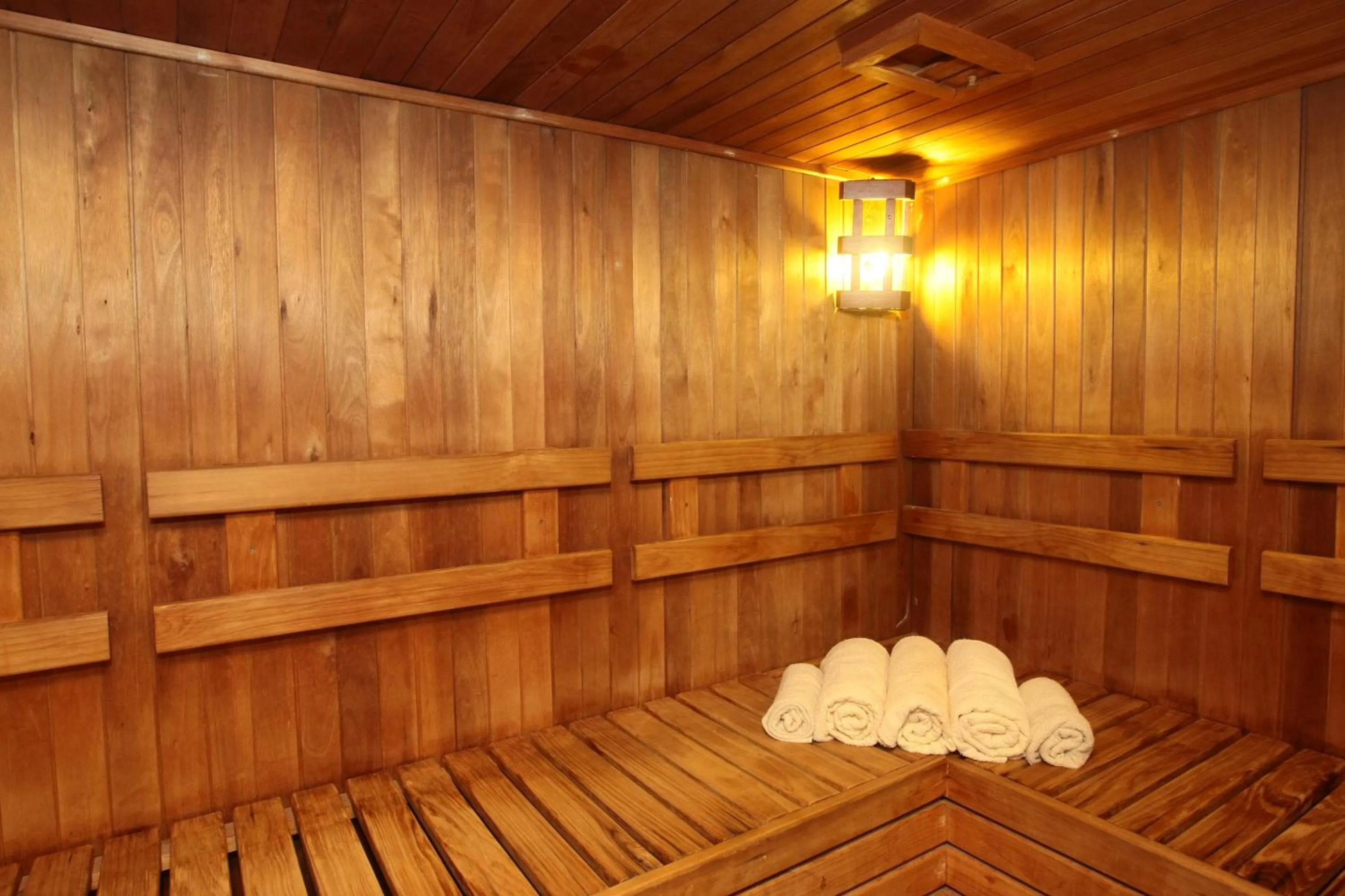 Sauna in Howard Johnson Rio Ceballos Hotel y Casino
