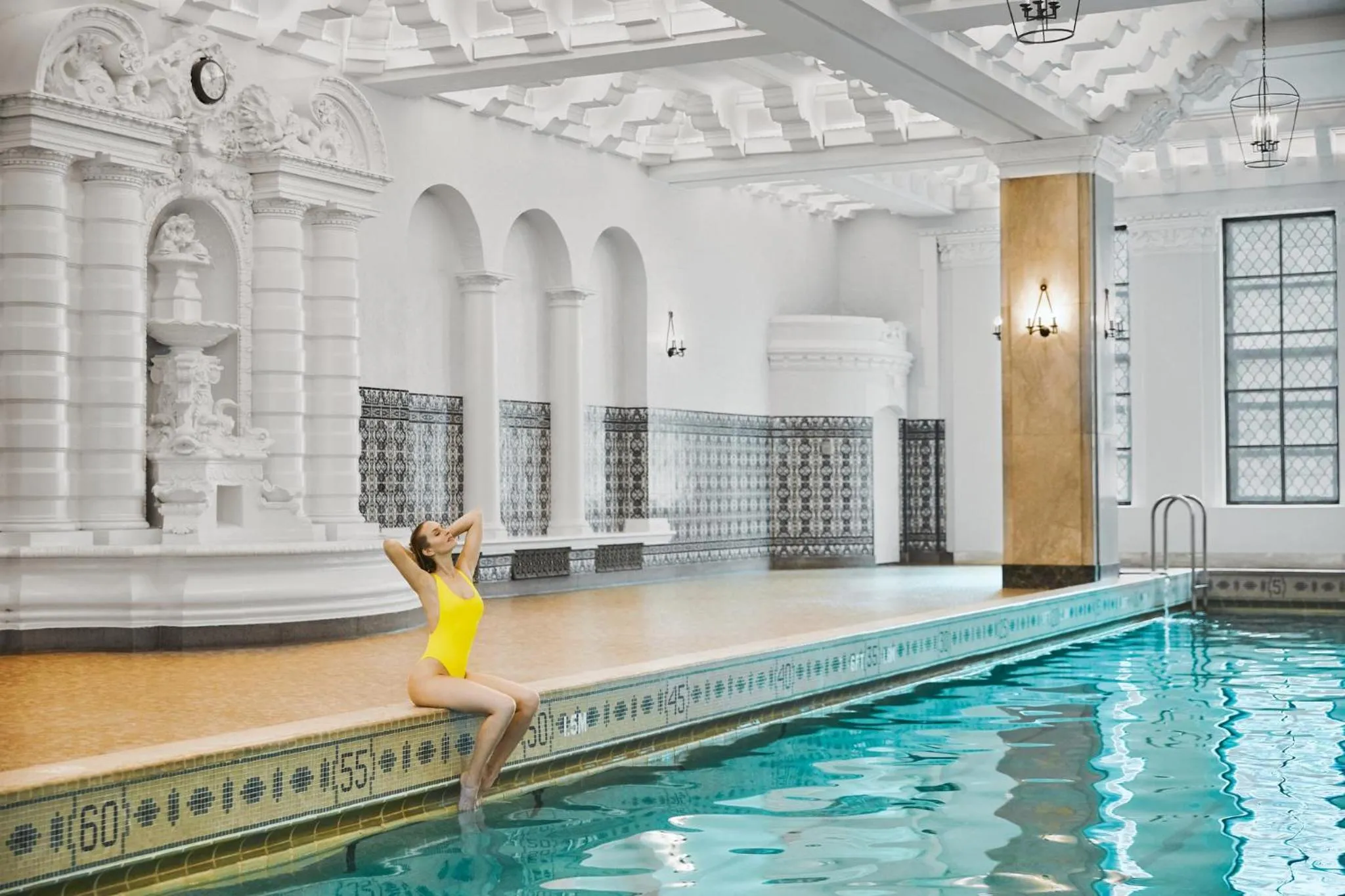 Swimming pool in InterContinental Chicago Magnificent Mile by IHG