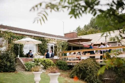 Patio in St Kyrans Guest House