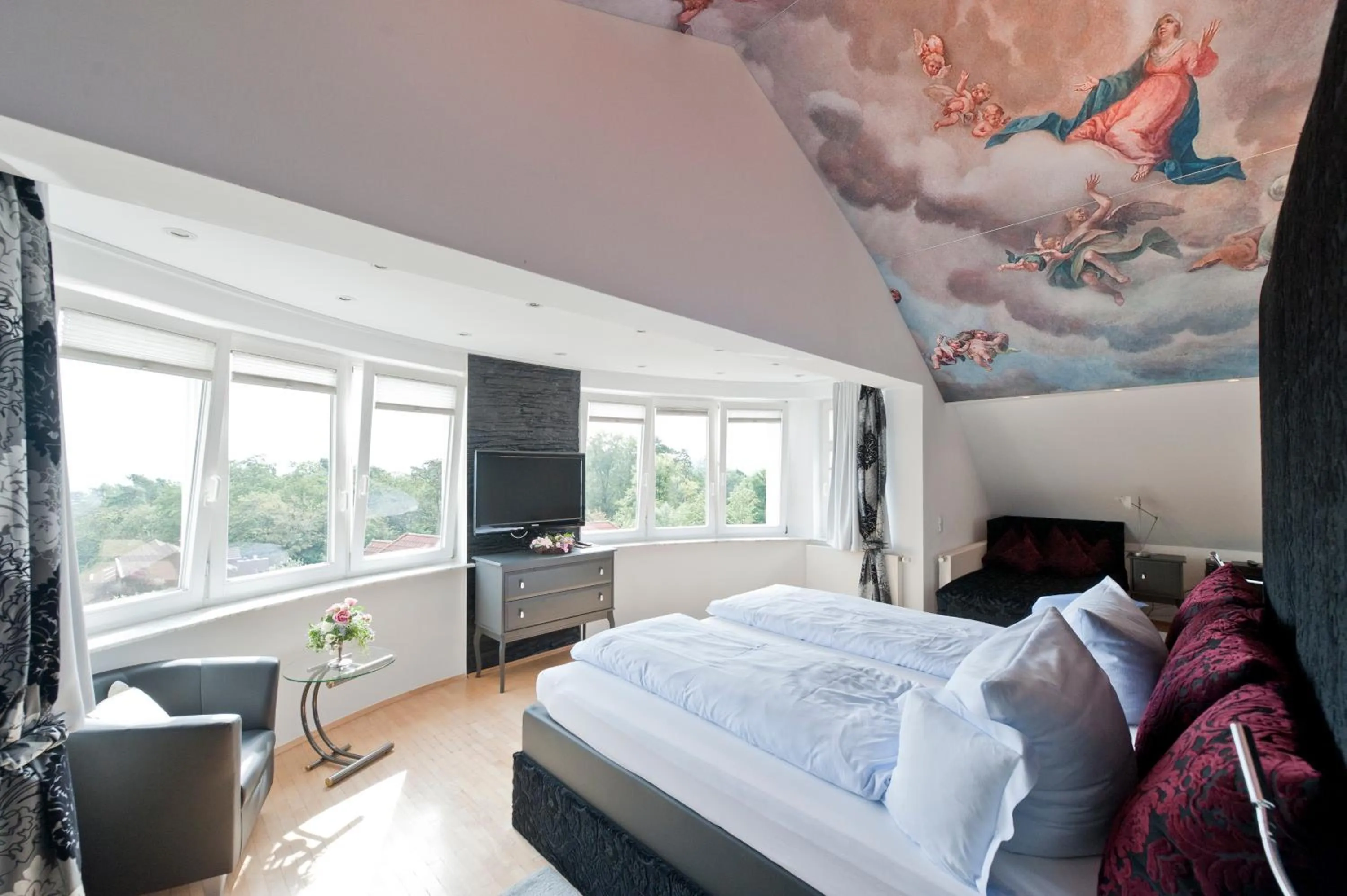 Photo of the whole room, Bed in Hotelpension Vitalis