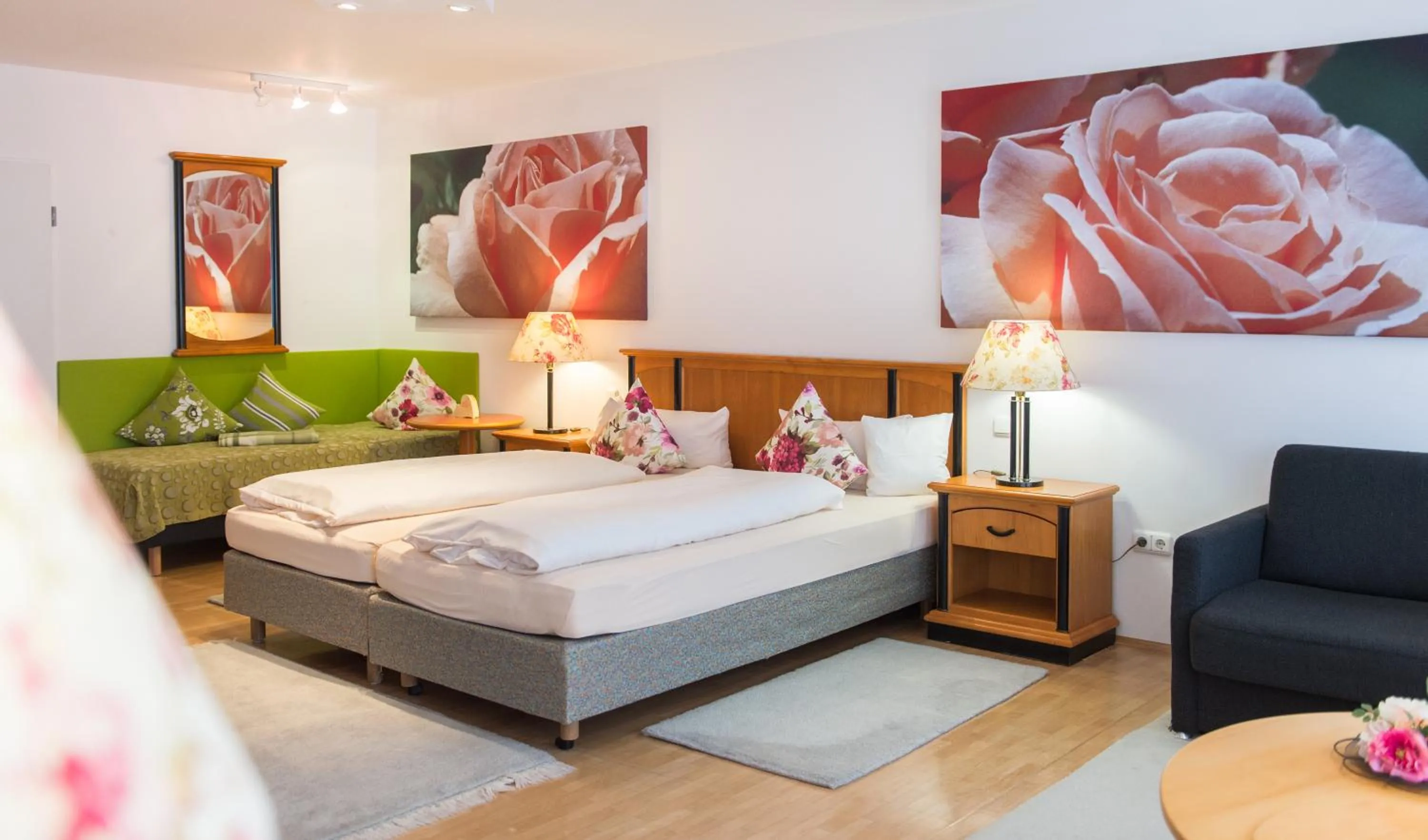 Photo of the whole room, Bed in Hotelpension Vitalis