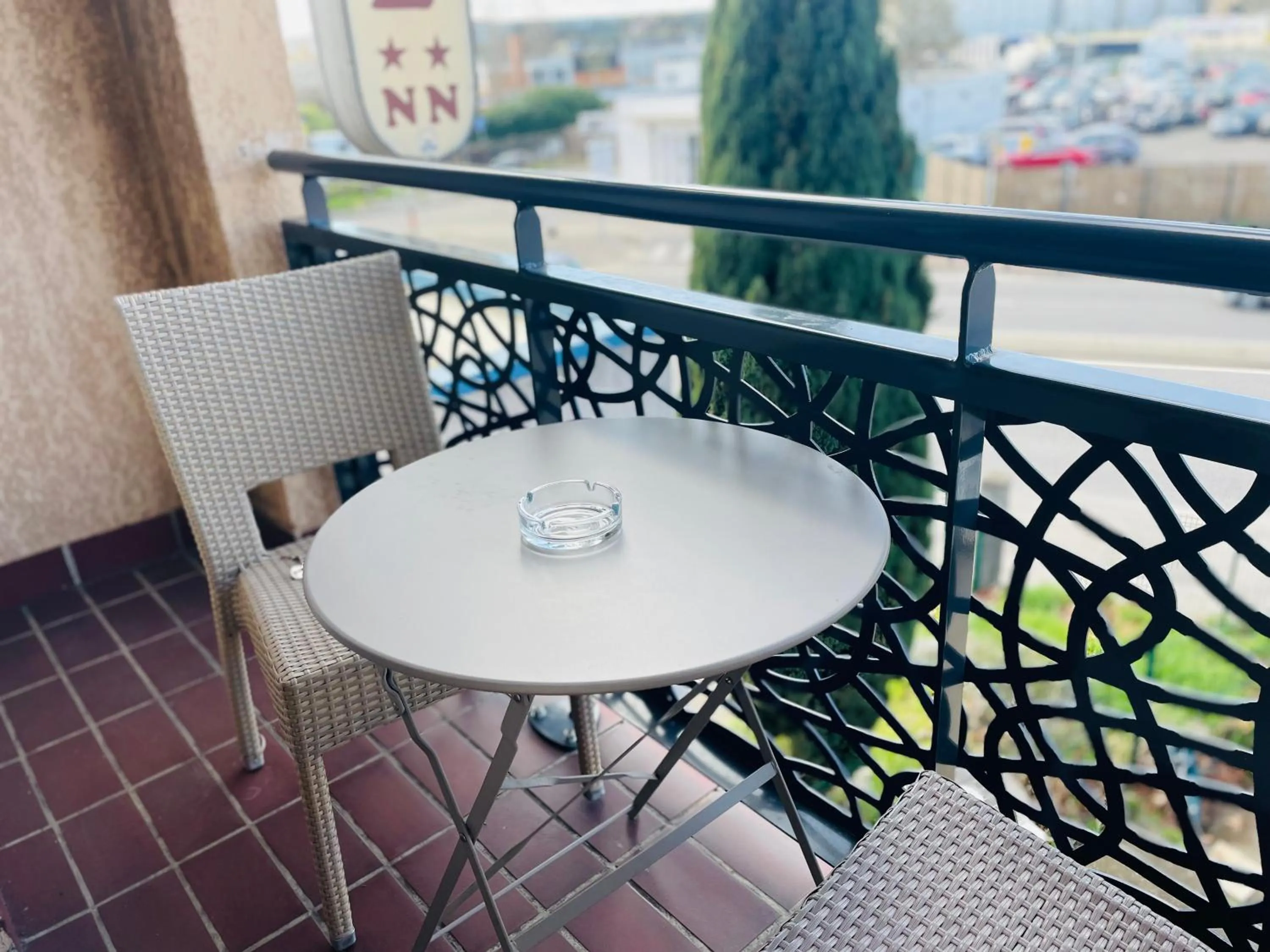 Balcony/Terrace in Contact Hôtel des États-Unis