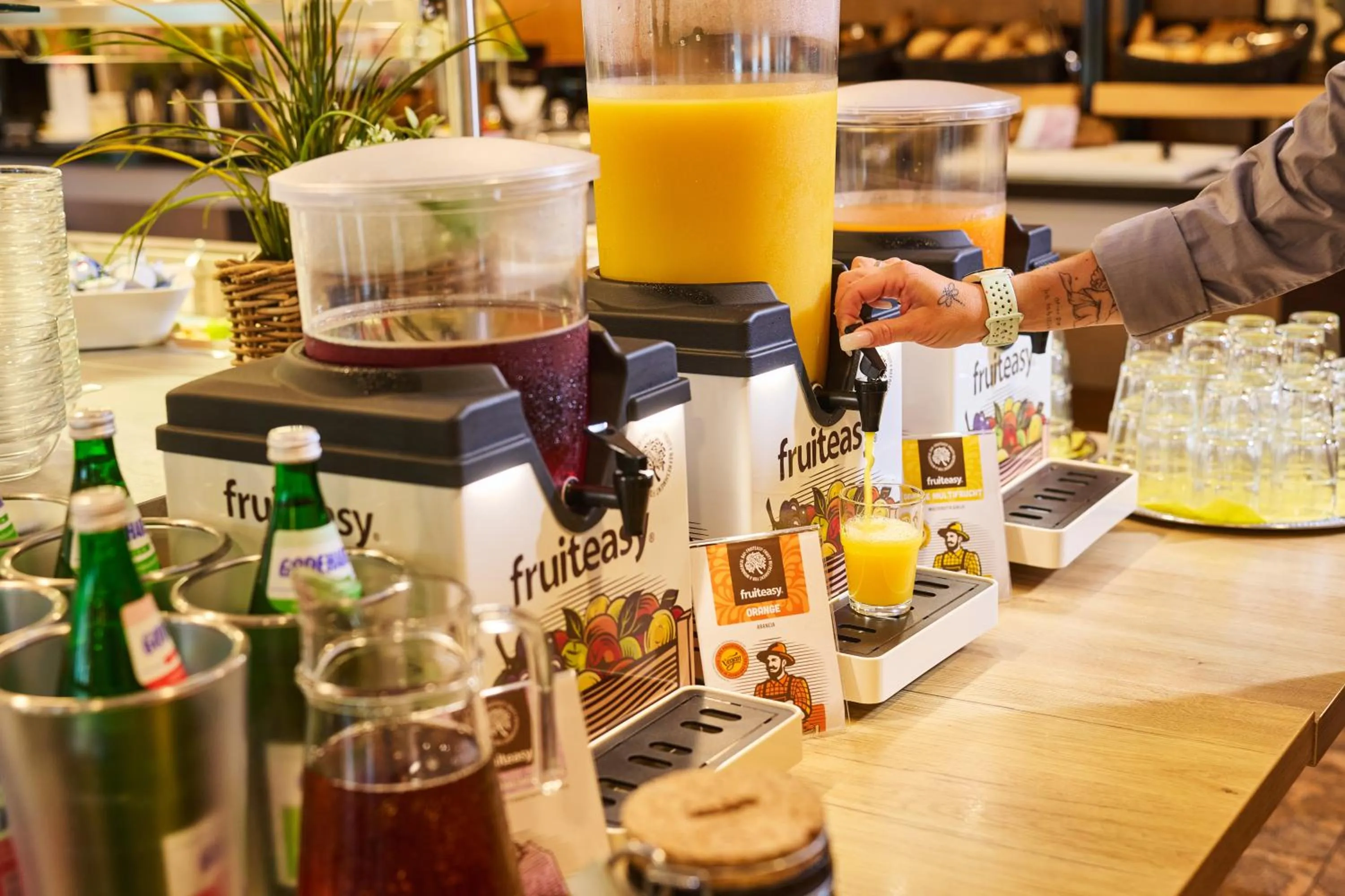 Buffet breakfast in Stadthotel Eckernförde