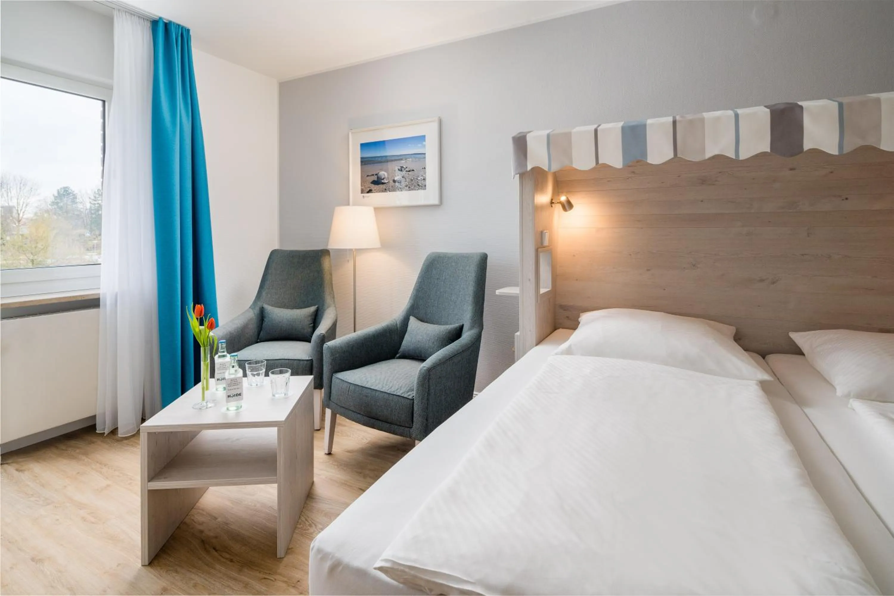 Photo of the whole room, Bed in Stadthotel Eckernförde