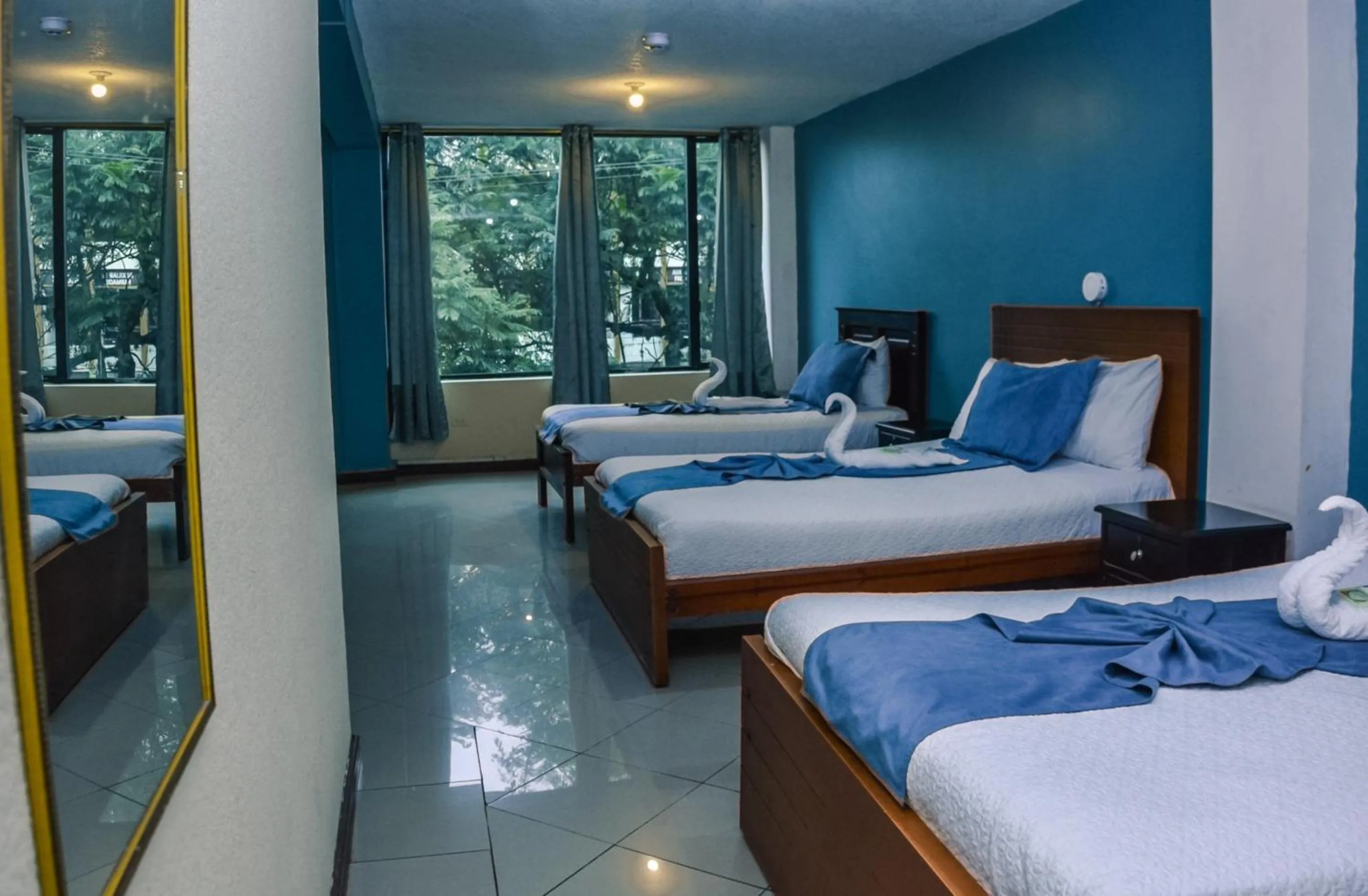 Property building, Bed in Hotel Miraflores