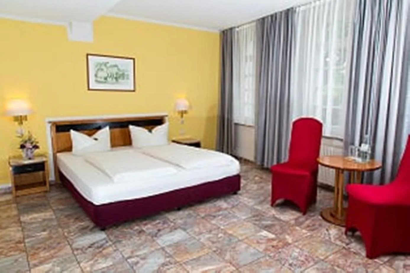 Bed in Parkhotel Altenburg