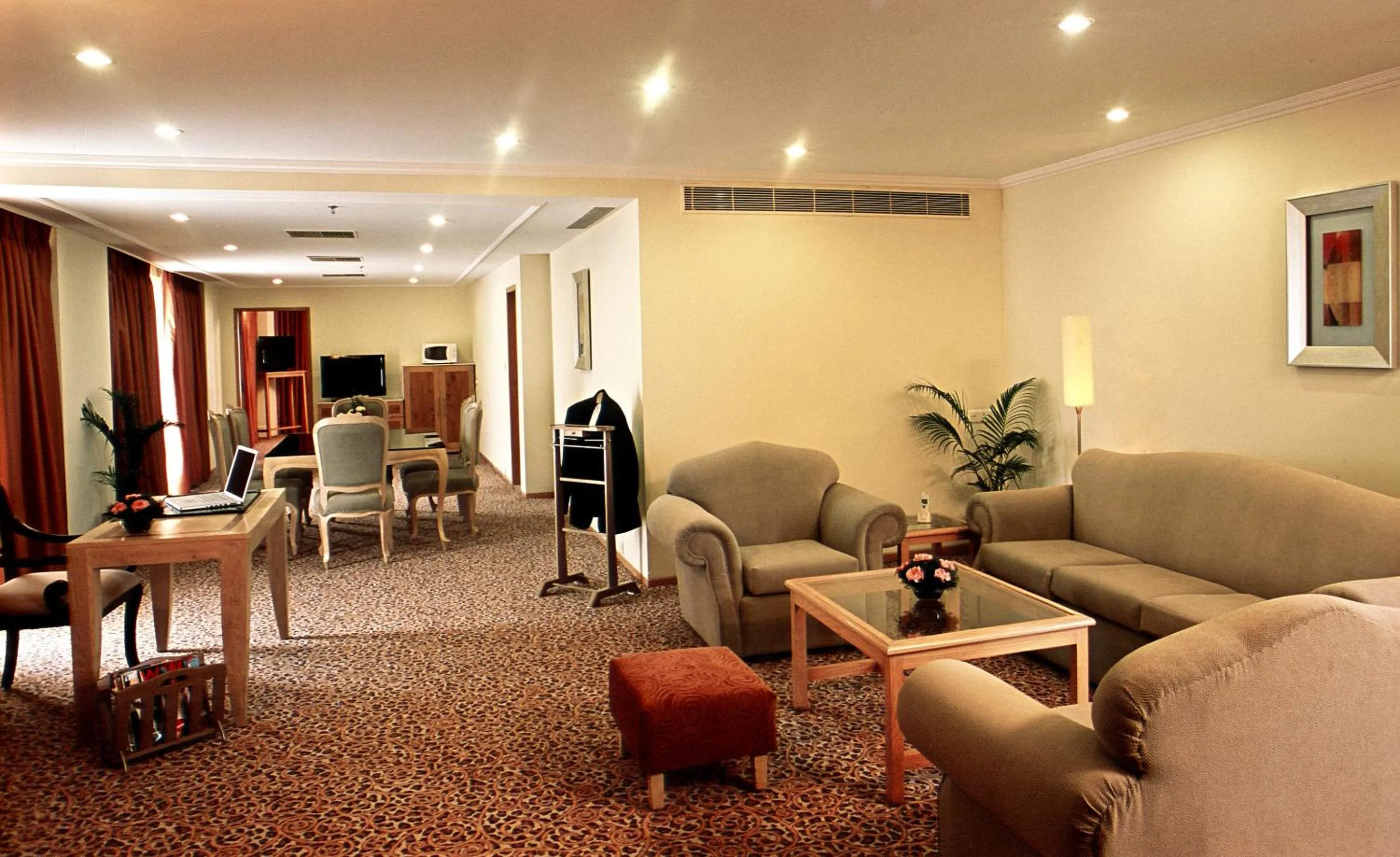 Seating area in Katriya Hotel and Tower