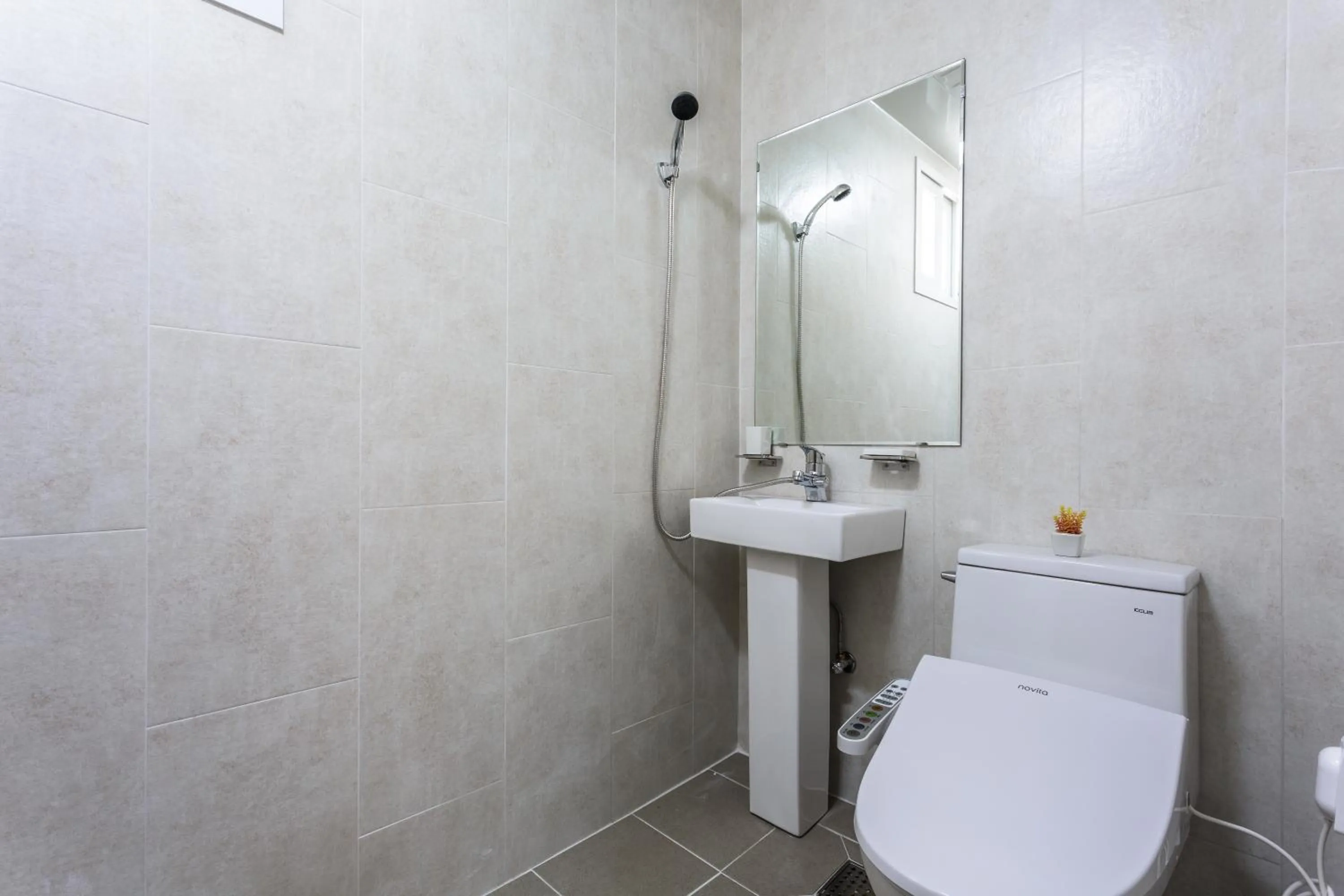 Bathroom in Jeju Turning point Pension