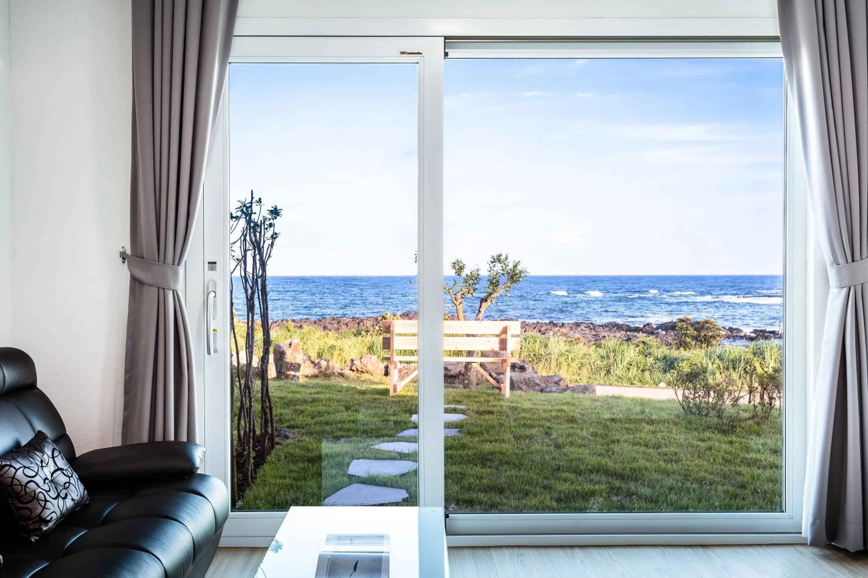 Living room in Jeju Turning point Pension