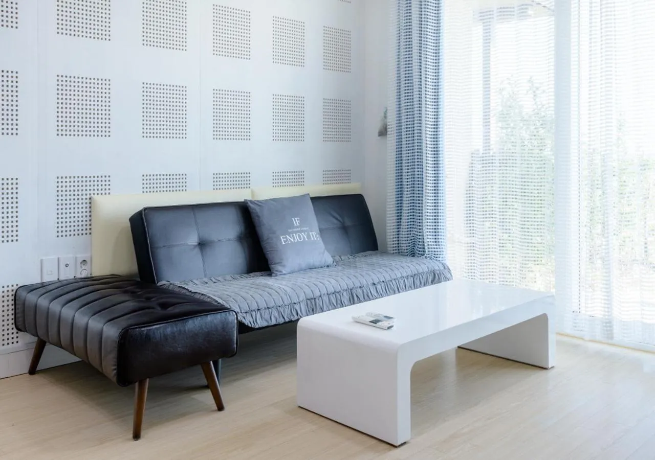 Living room in Jeju Turning point Pension