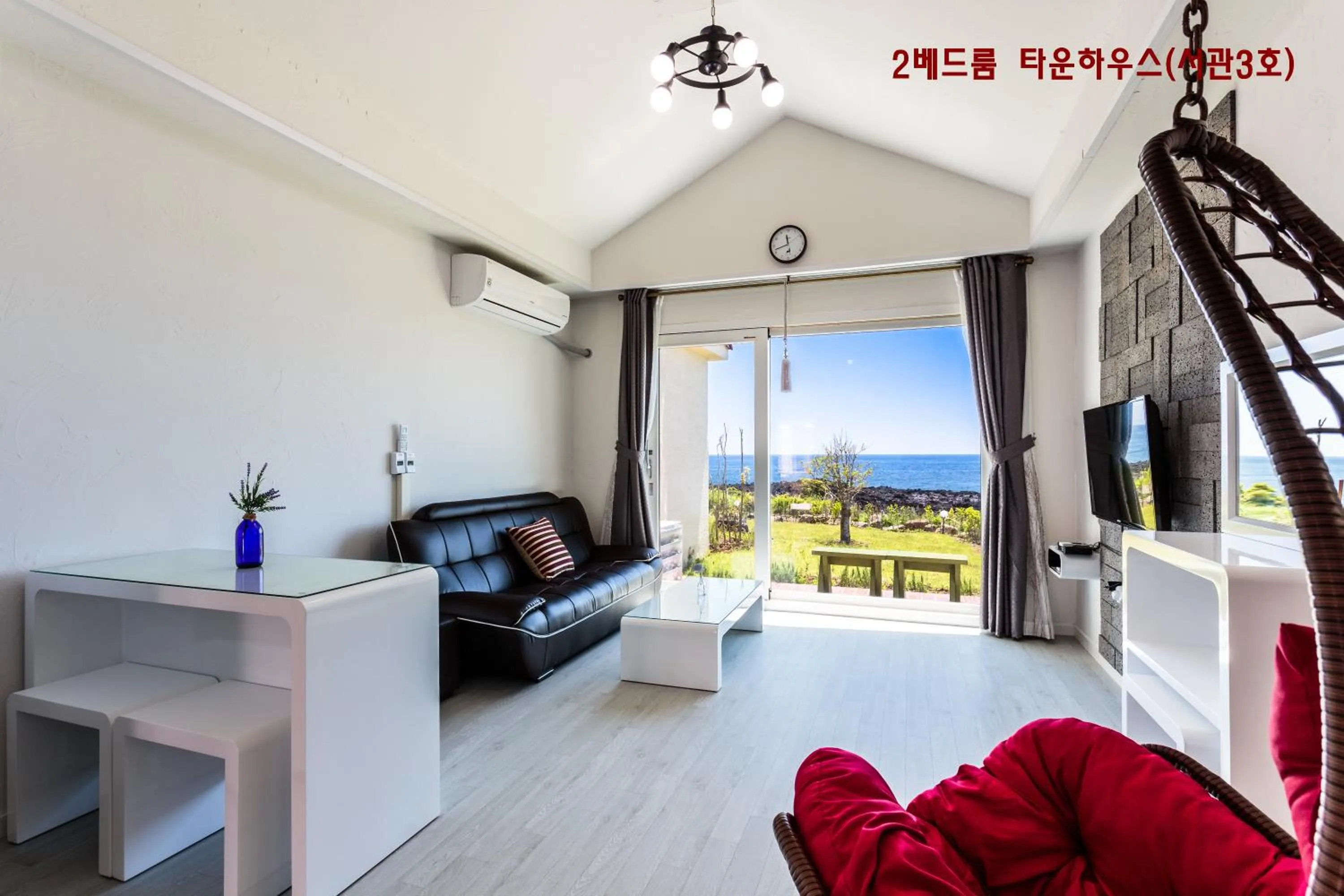 Living room in Jeju Turning point Pension