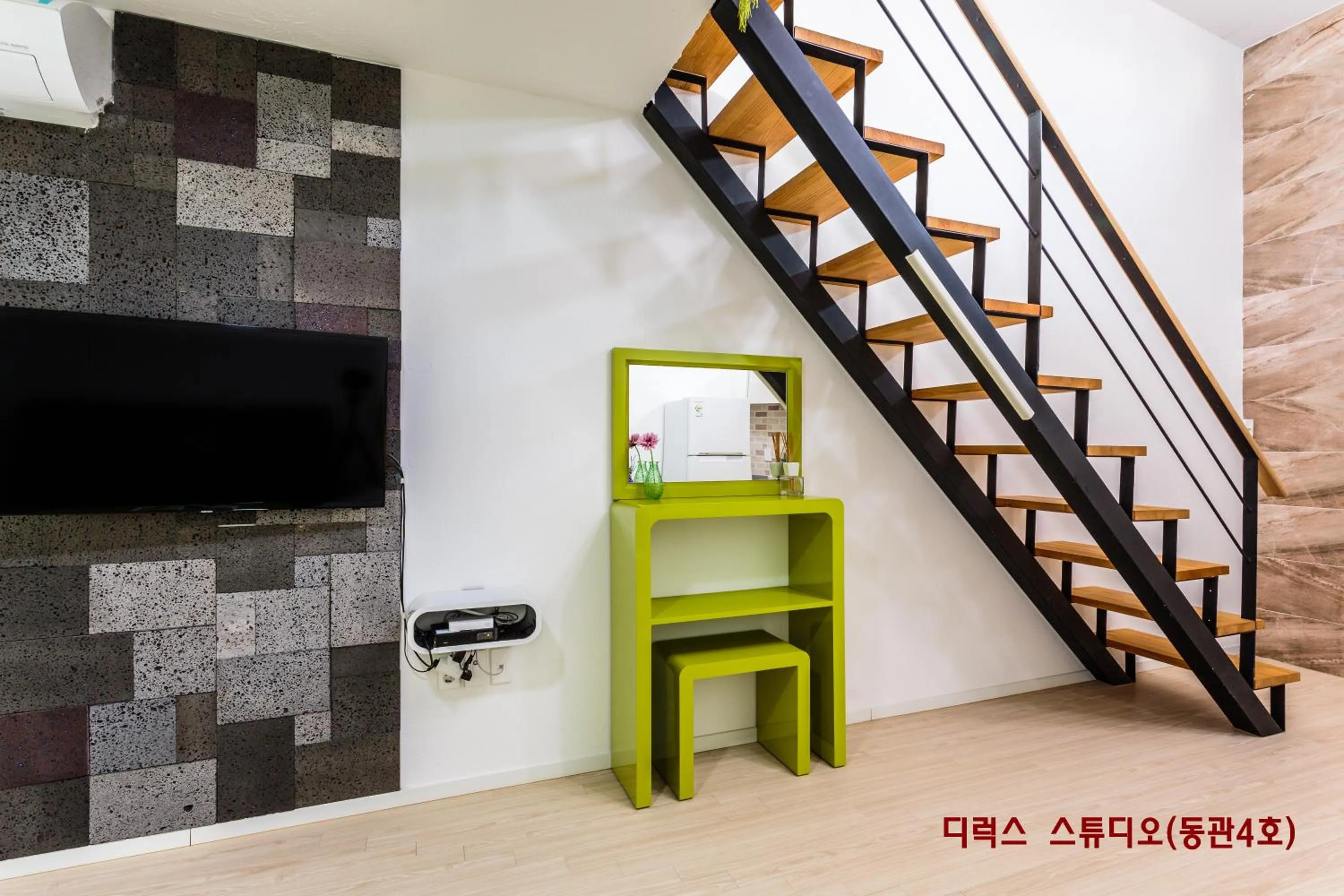 Living room in Jeju Turning point Pension