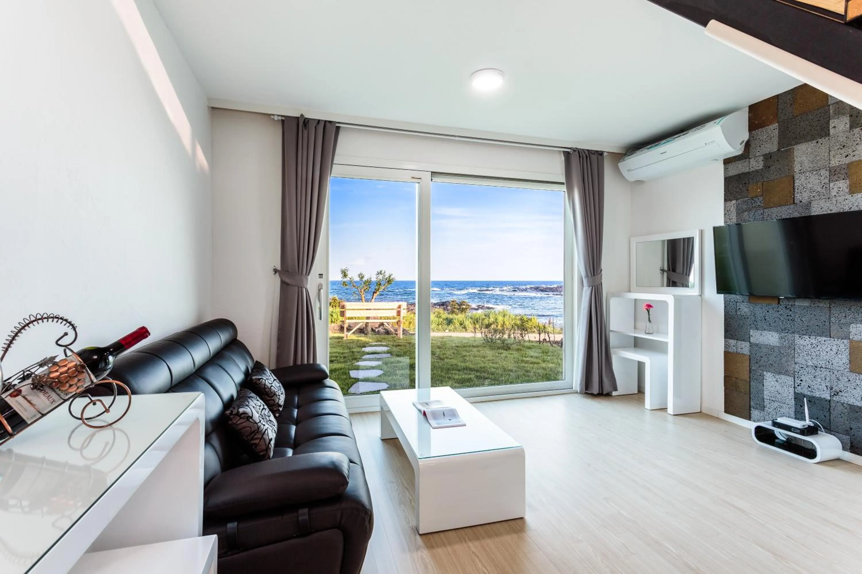 Living room in Jeju Turning point Pension