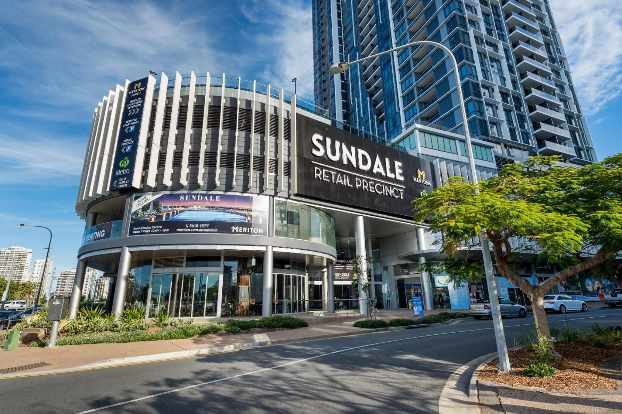 Shopping Area in Meriton Suites Southport