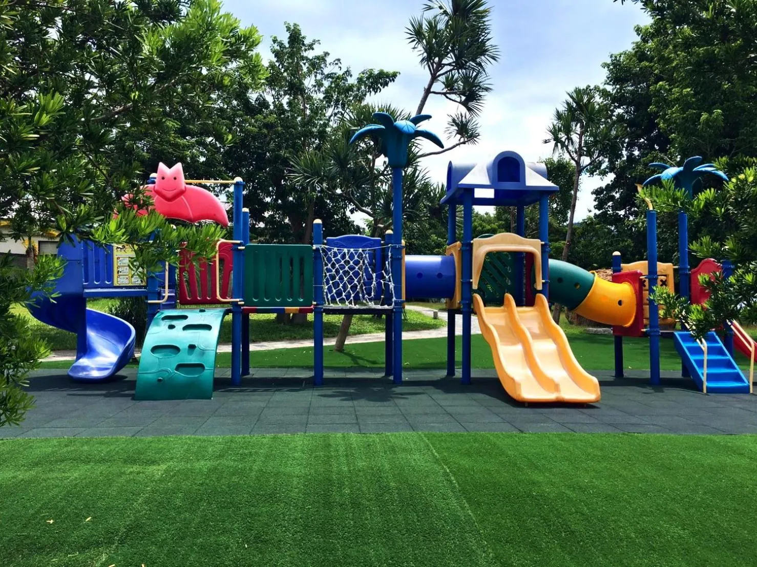 Children play ground in Chii Lih Resort