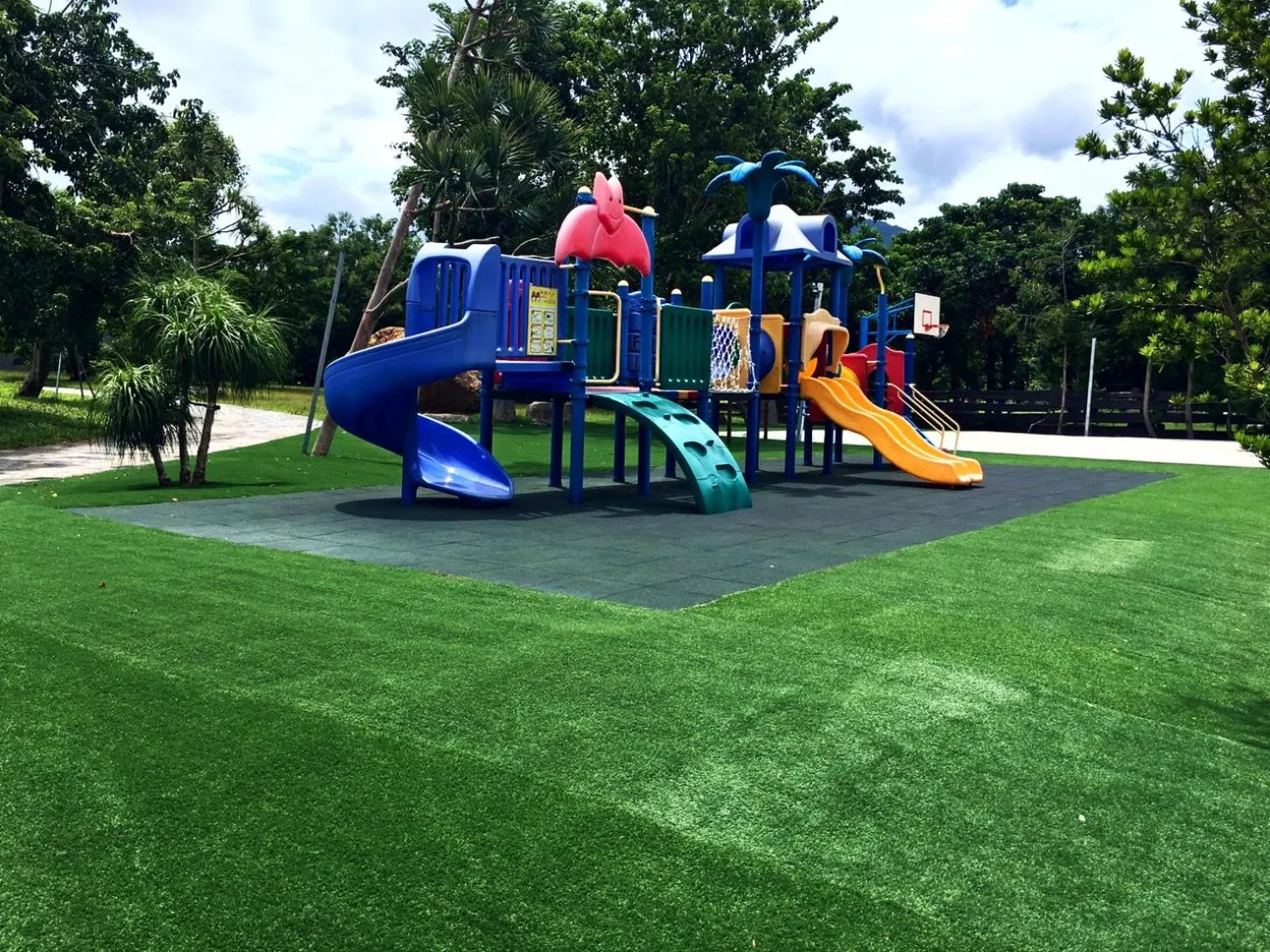 Children play ground in Chii Lih Resort