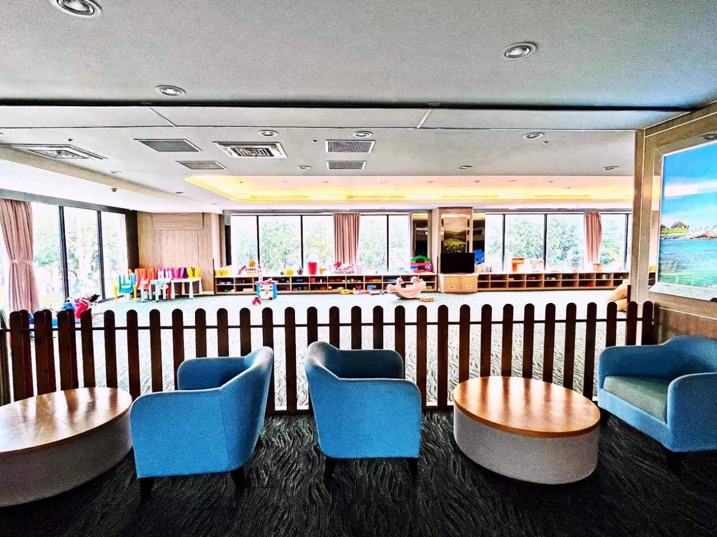 Children play ground in Chii Lih Resort