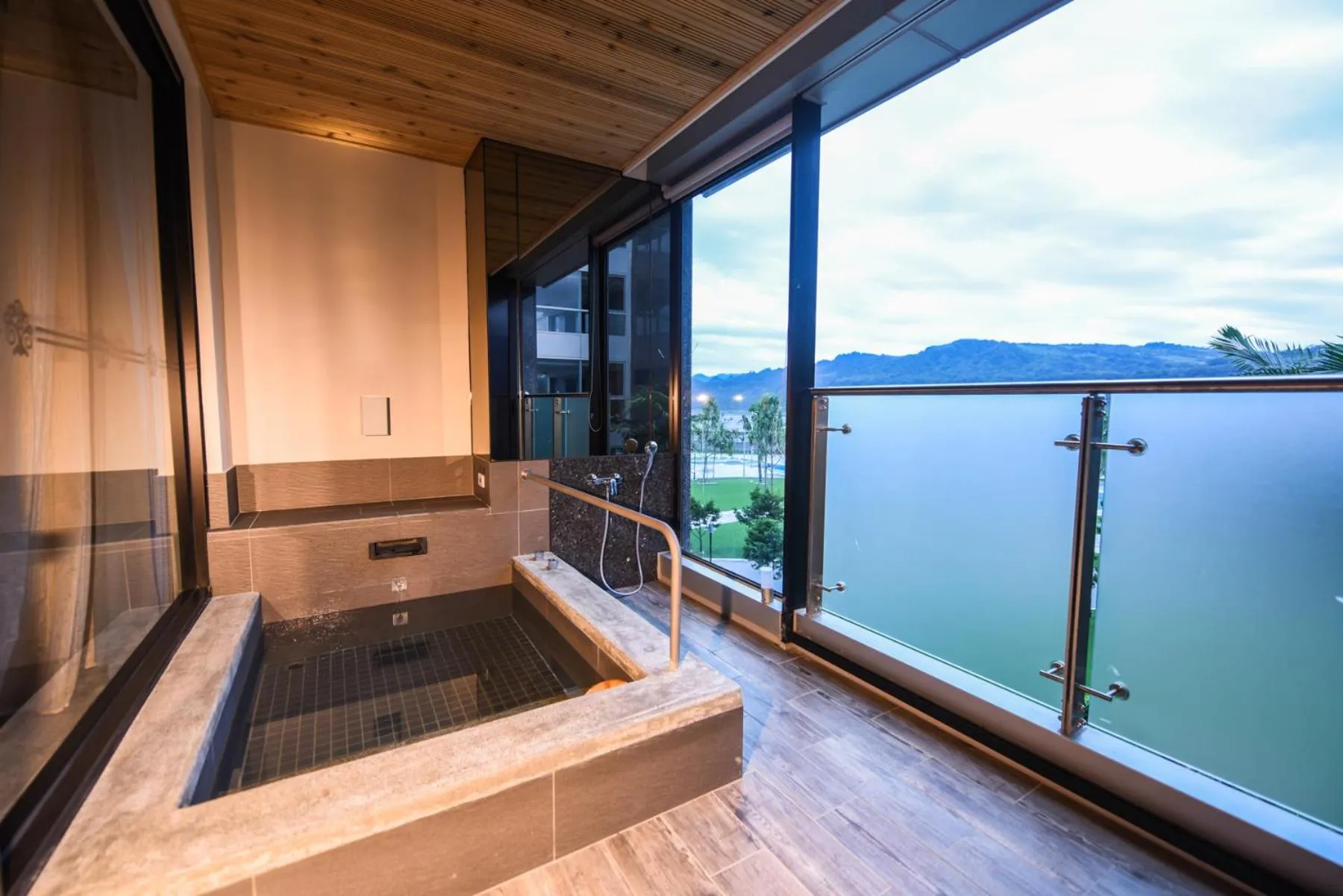 Hot Spring Bath in Chii Lih Resort