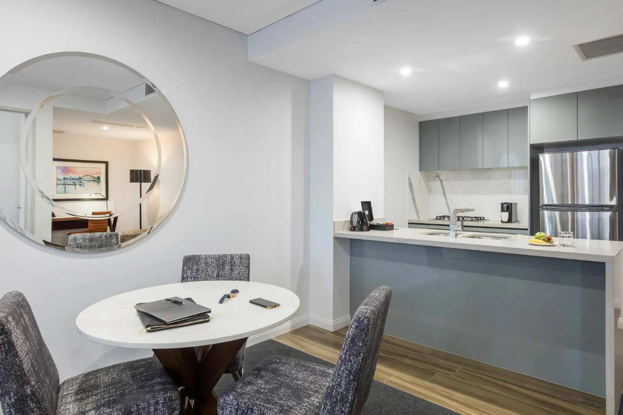 Dining area in Meriton Suites North Sydney