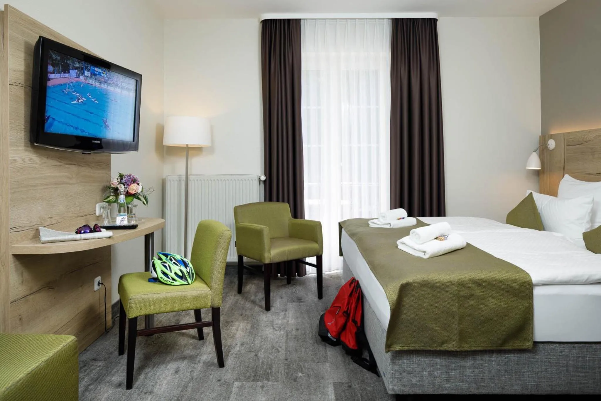 Bed in Am Schloßbrunnen Bad Muskau