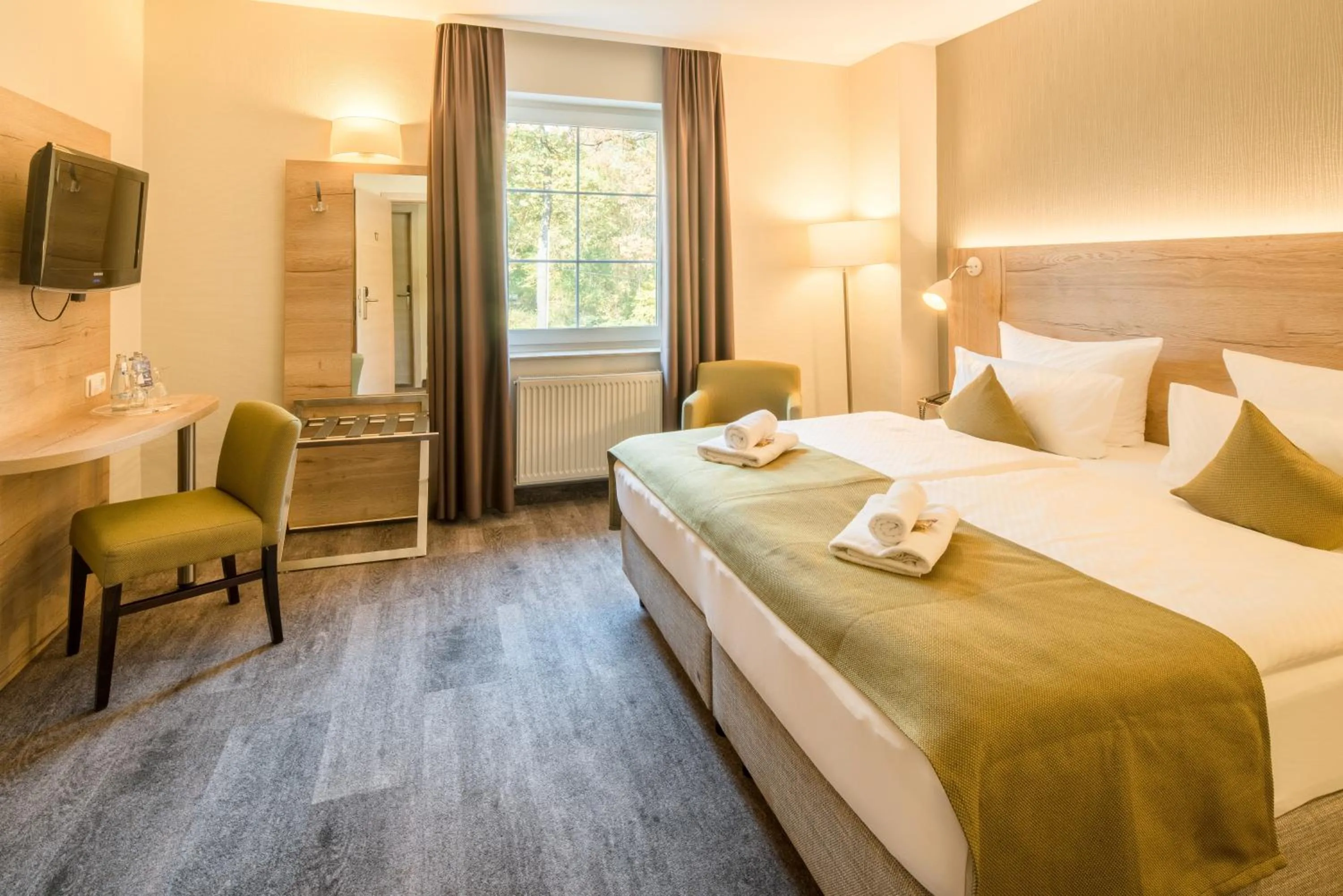 Bed in Am Schloßbrunnen Bad Muskau