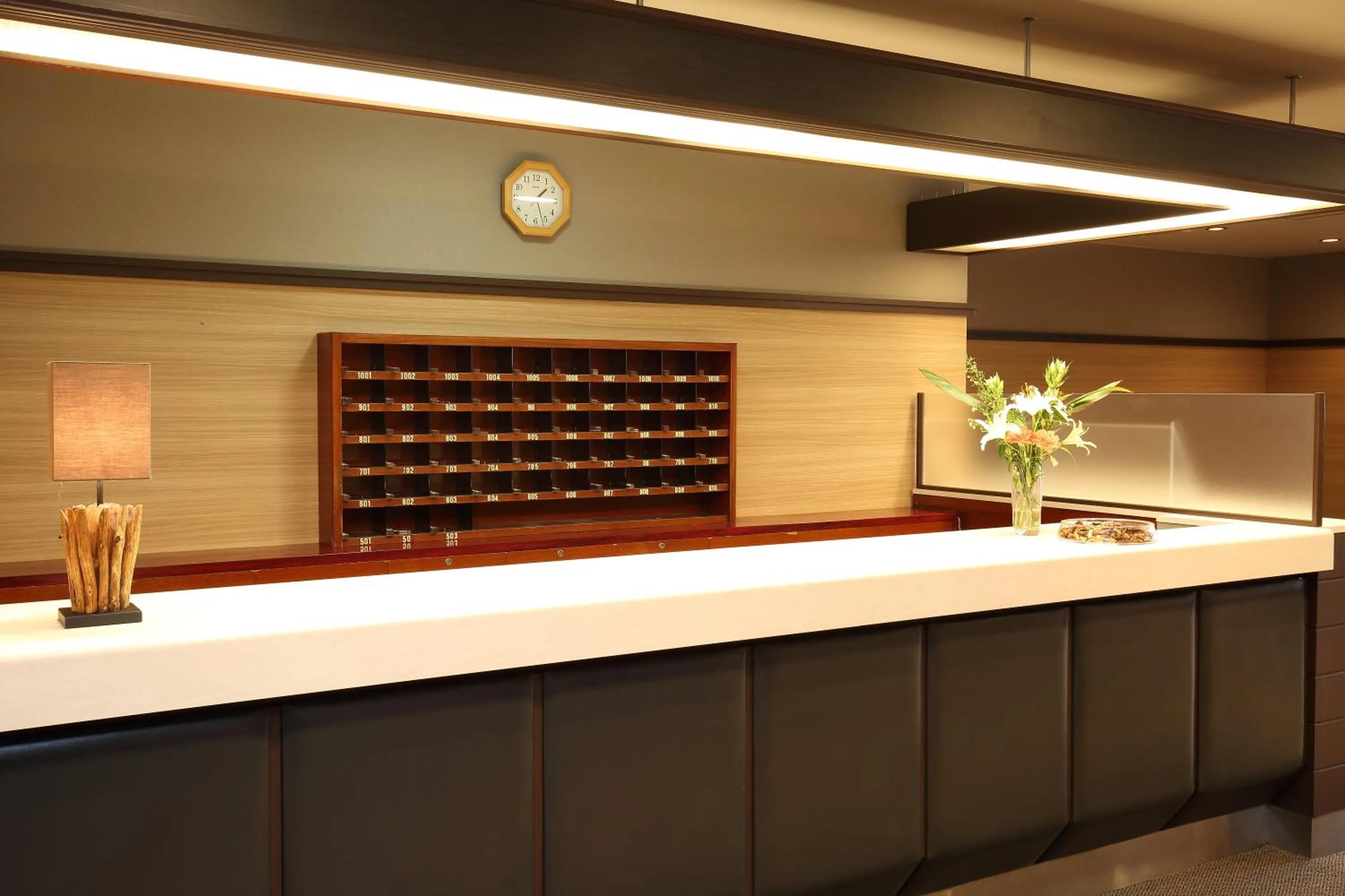 Lobby or reception in Hotel Nature Nagoya Sakae Kishu Railway Group