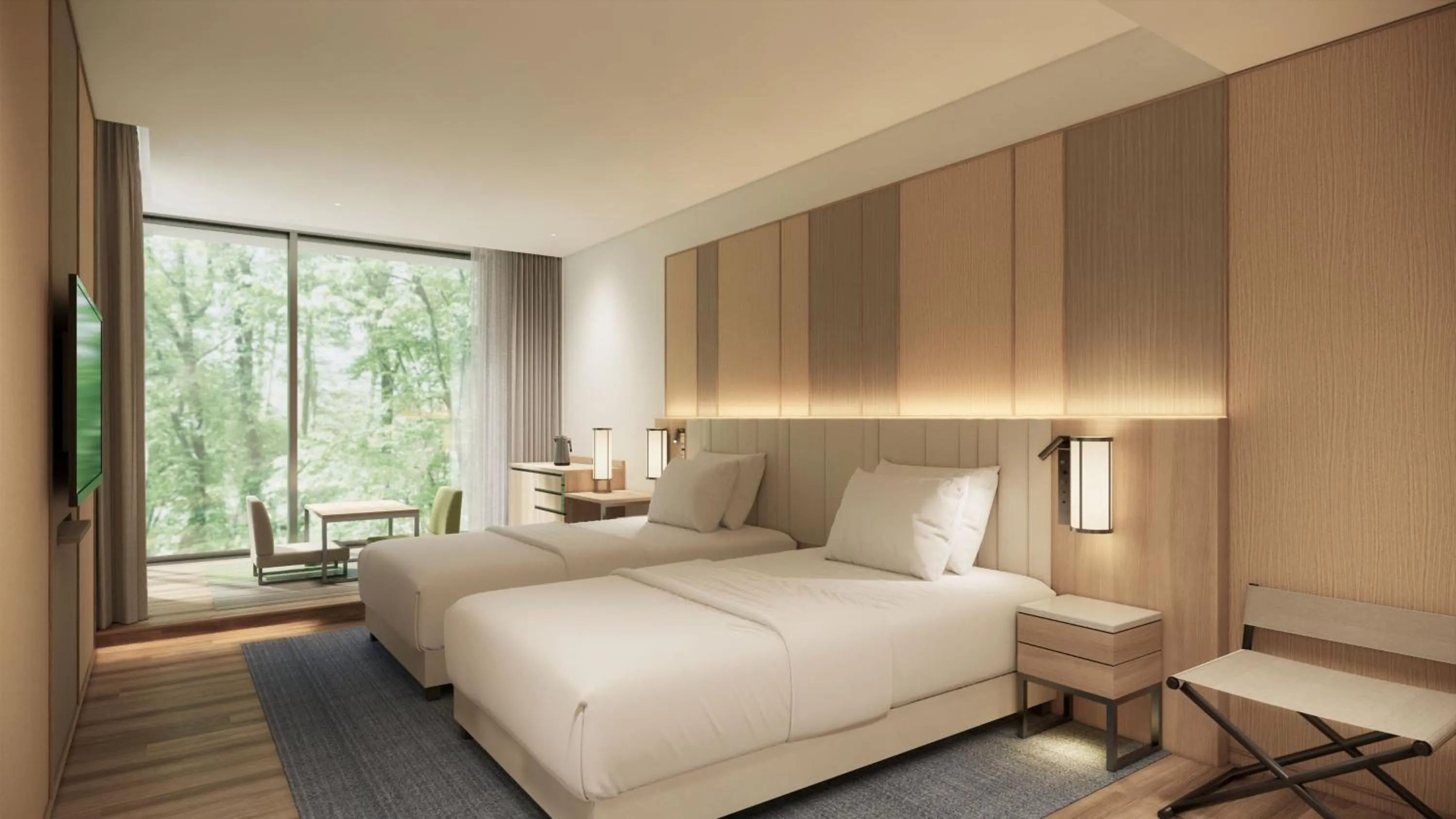 Photo of the whole room, Bed in Holiday Inn Resort Shinano-Omachi Kuroyon by IHG