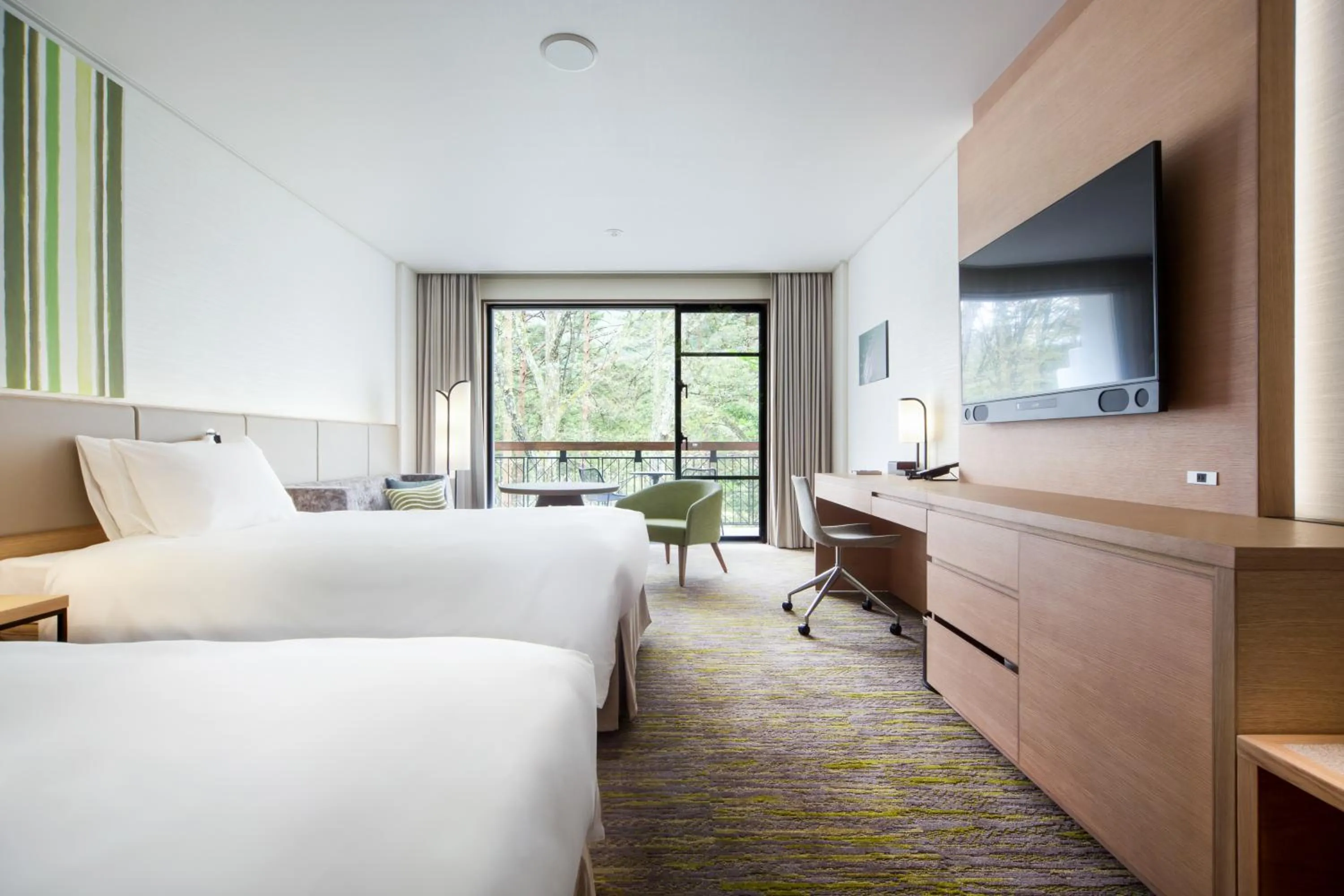 Bed in Holiday Inn Resort Shinano-Omachi Kuroyon, an IHG Hotel