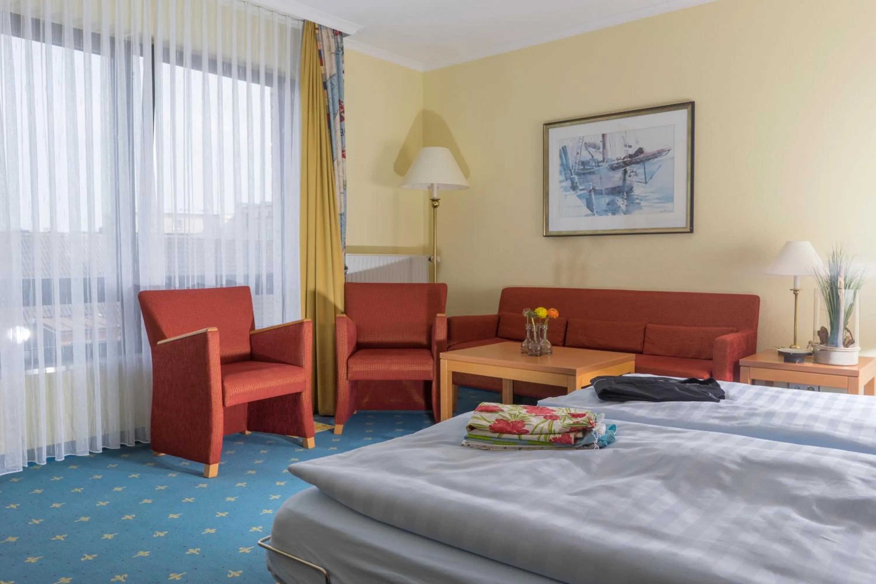 Living room, Bed in Aparthotel Kachelot