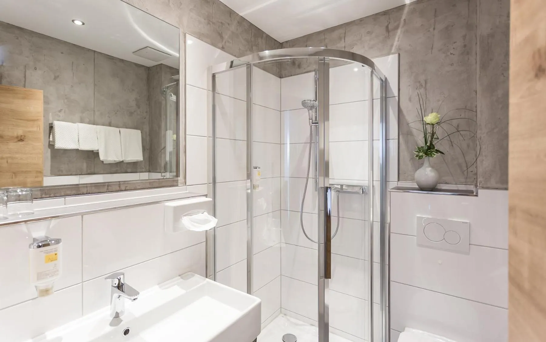 Shower in Hotel Pfälzer Wald