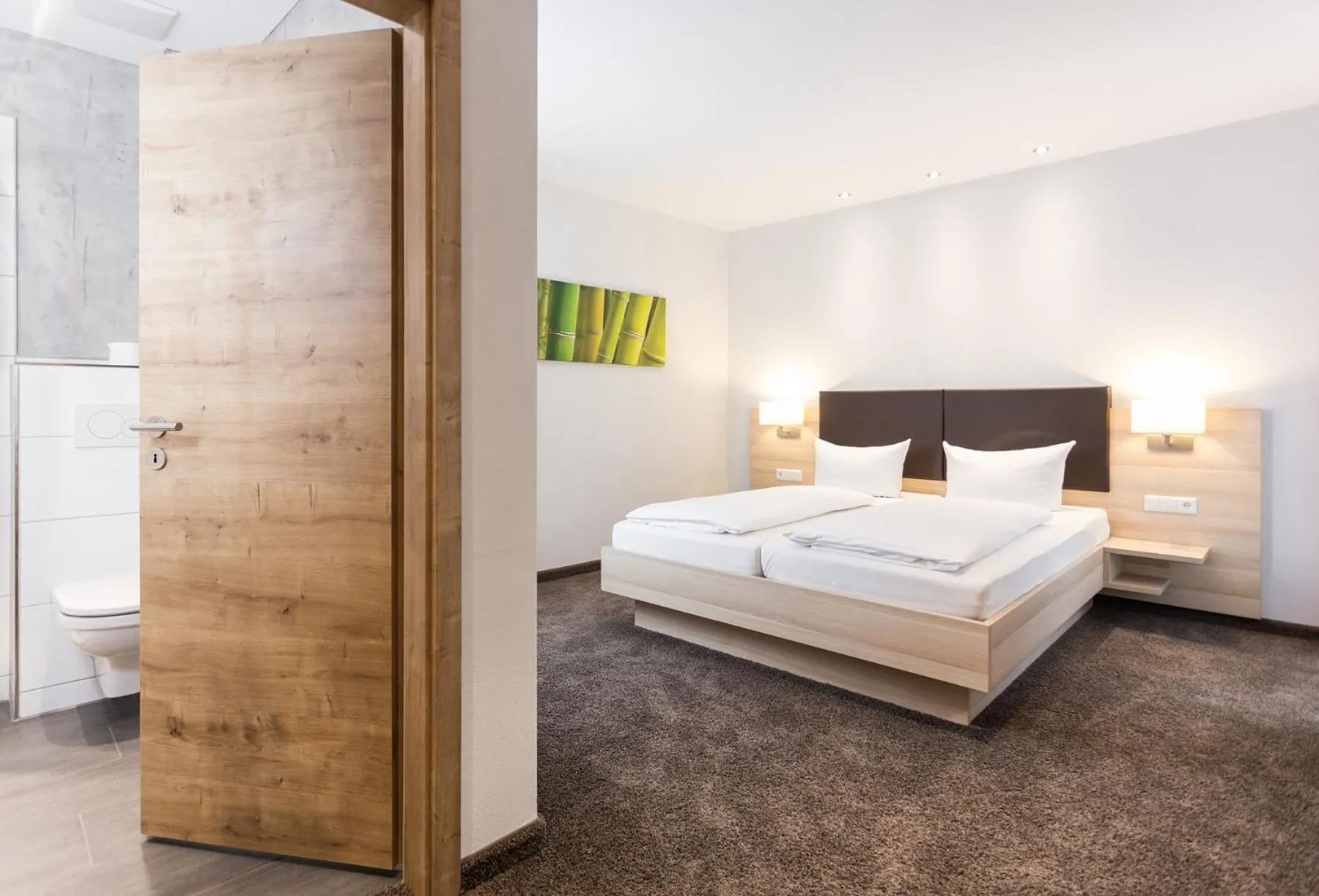 Photo of the whole room, Bed in Hotel Pfälzer Wald