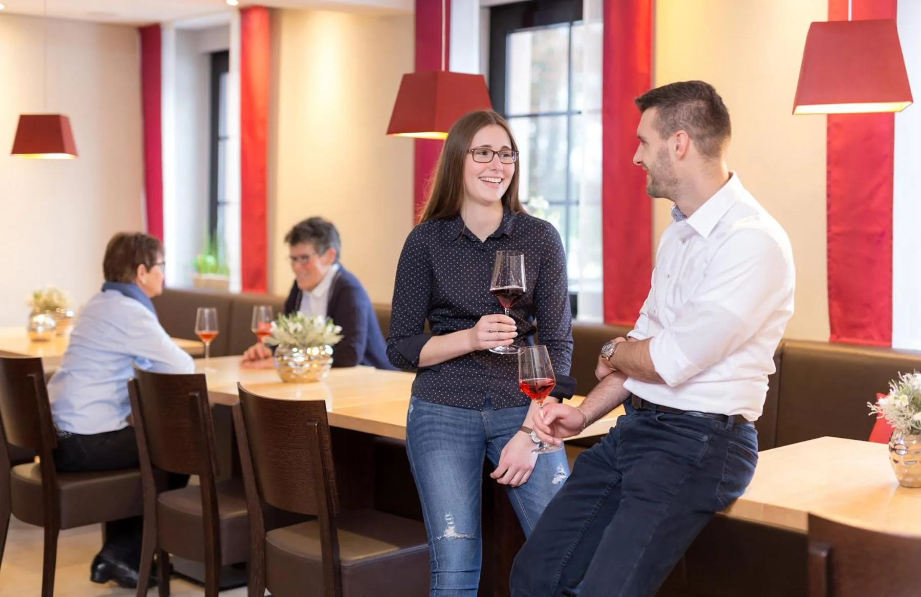 Lounge or bar in Hotel Pfälzer Wald