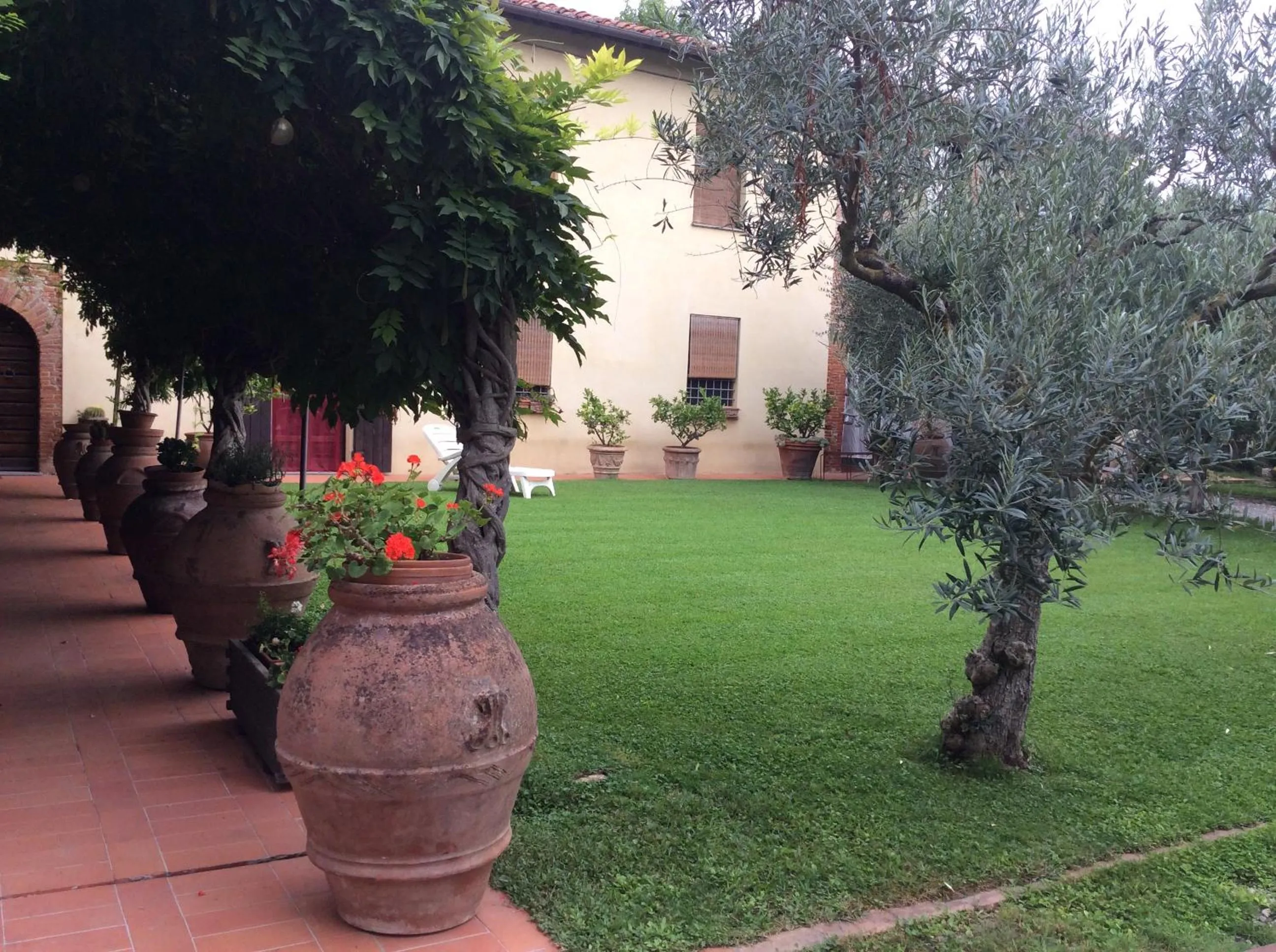 Garden in Bed and breakfast Queen