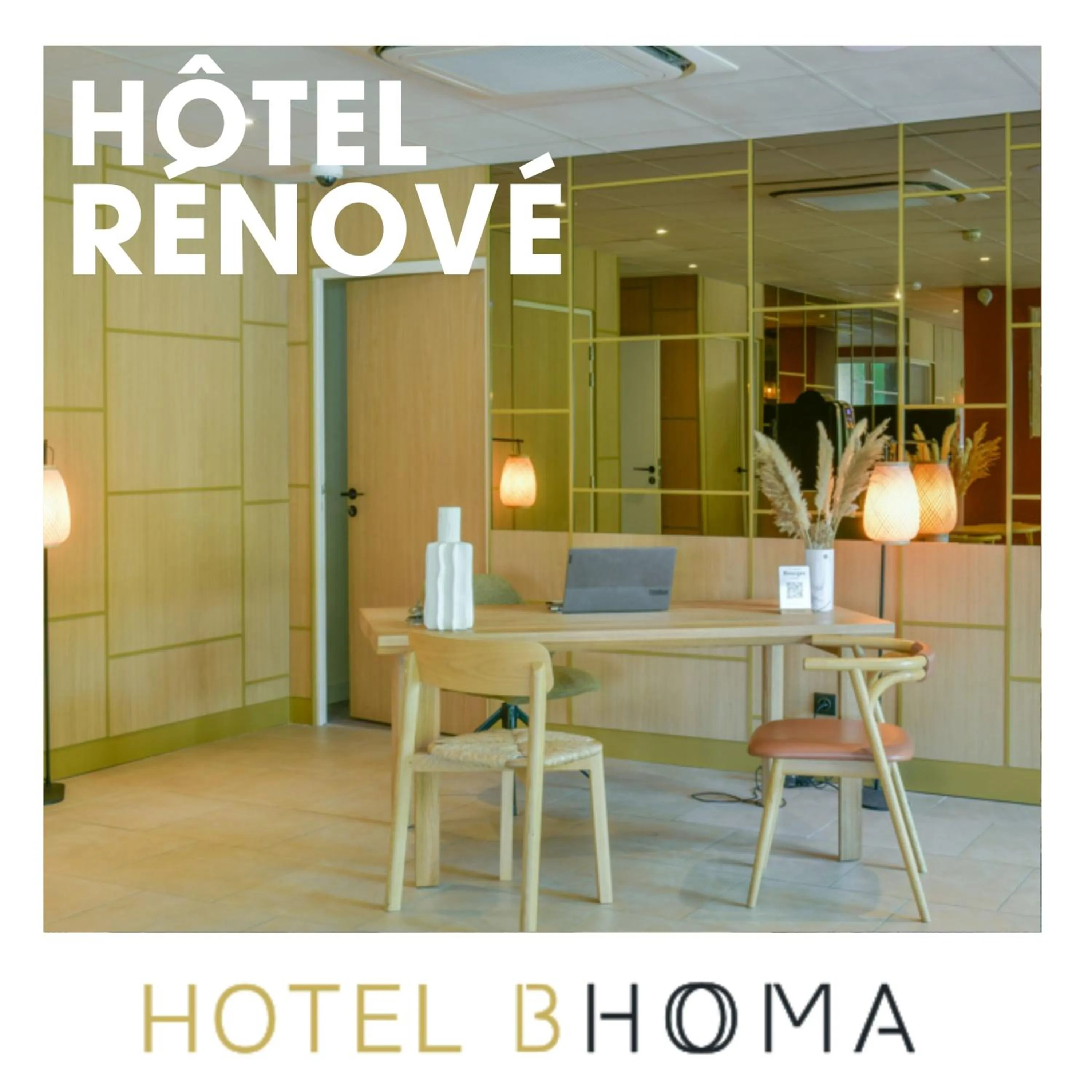 Lobby or reception in B Hôtel Olympia Bourges - rénovation terminée