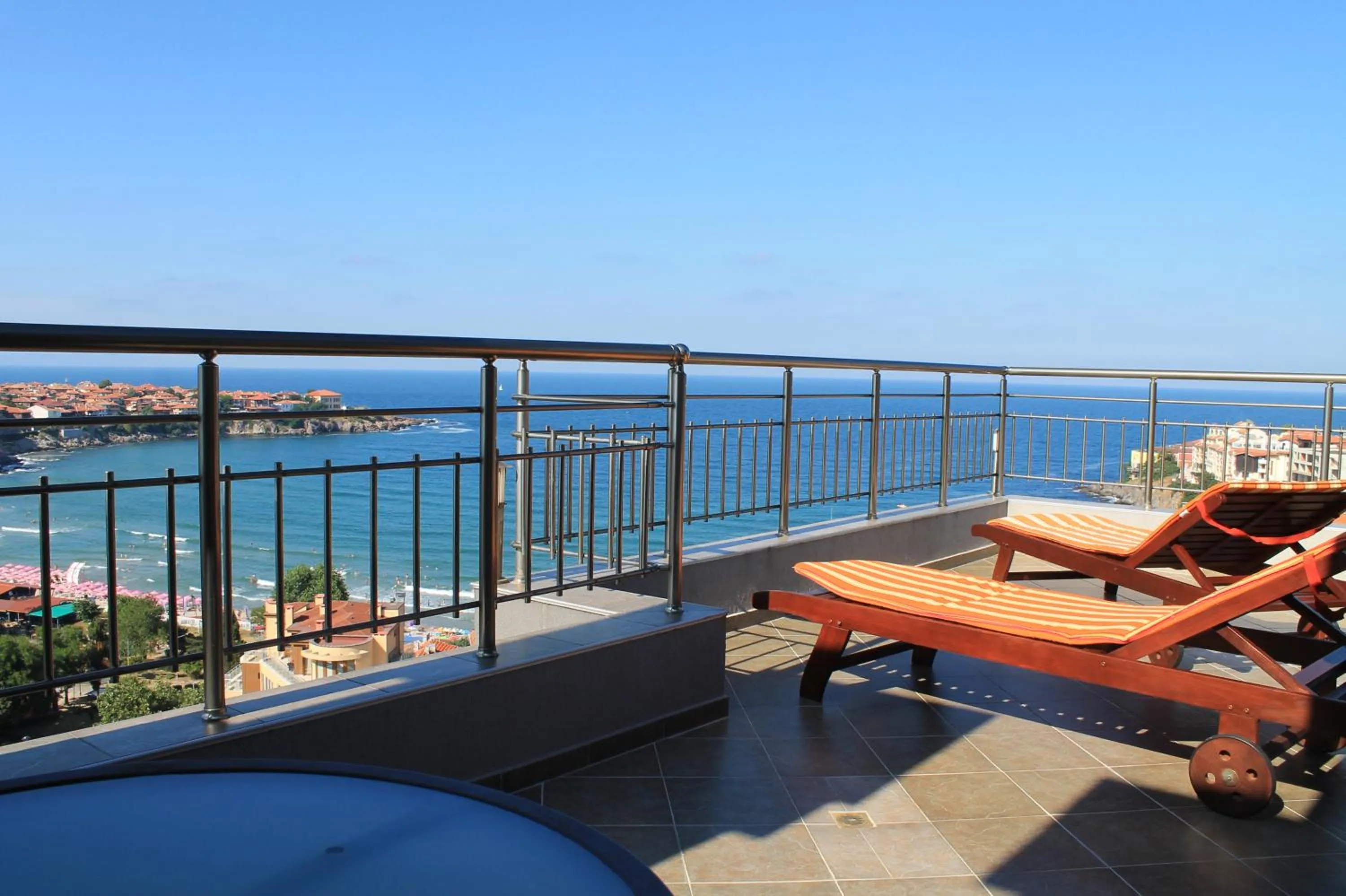 Balcony/Terrace in Family Hotel Radiana