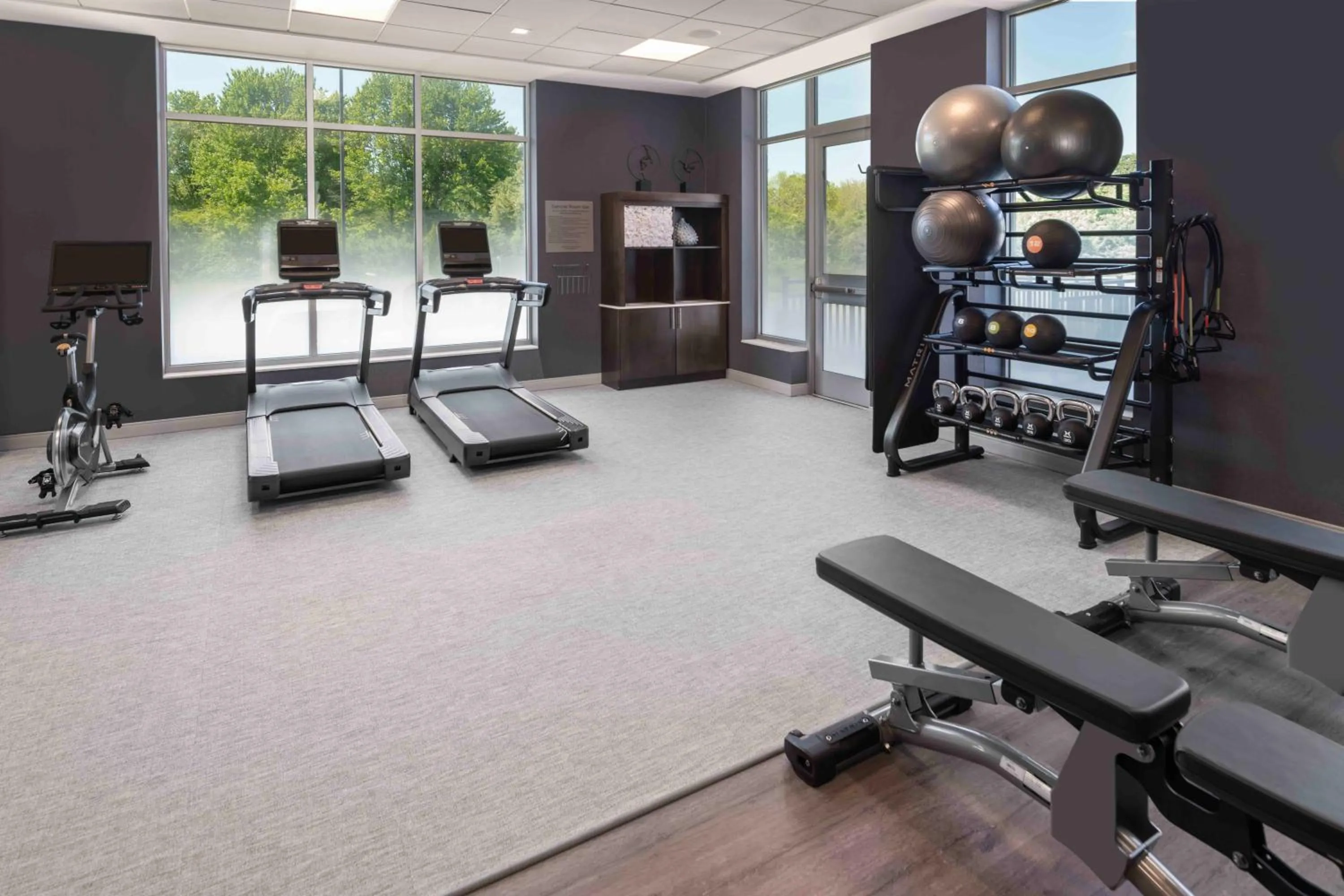 Fitness centre/facilities in Residence Inn by Marriott Boston Concord