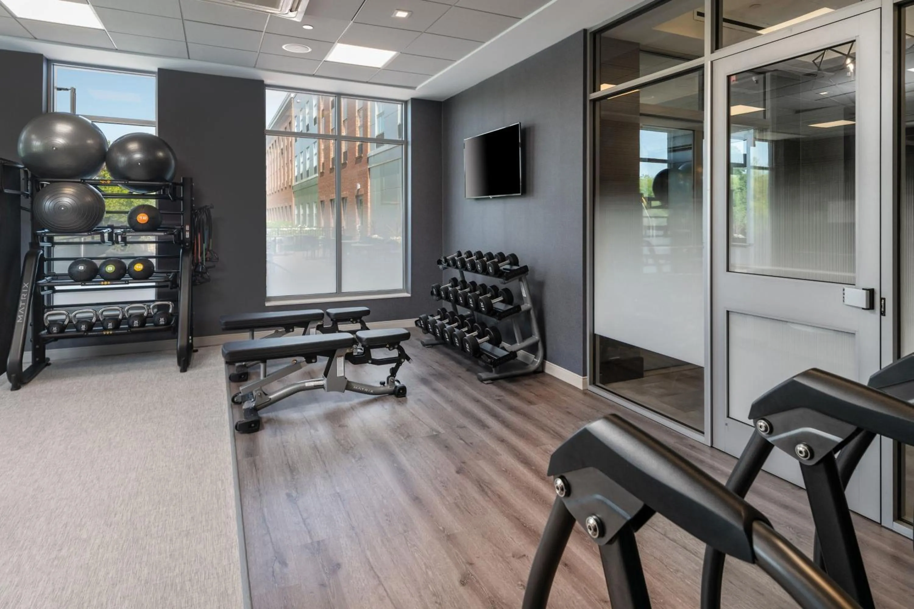 Fitness centre/facilities in Residence Inn by Marriott Boston Concord