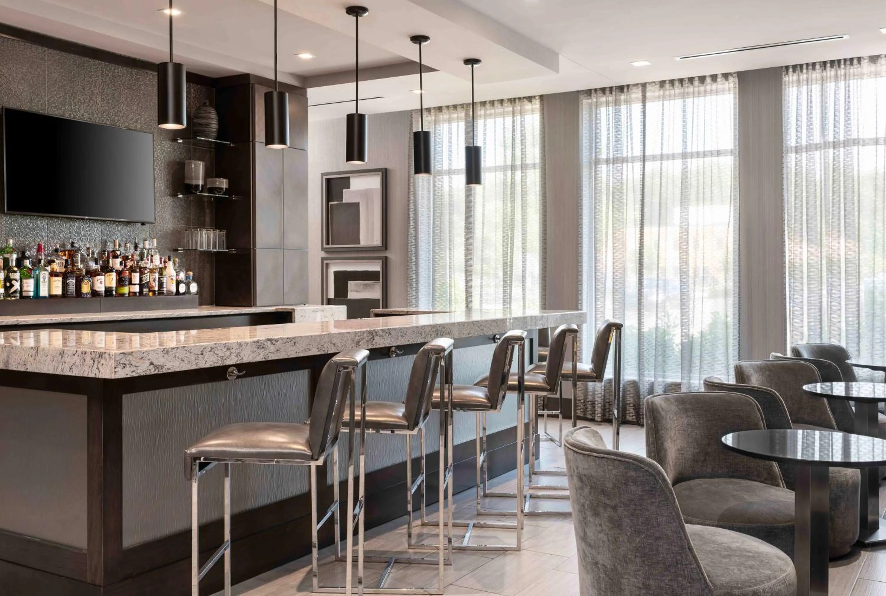 Lounge or bar in Residence Inn by Marriott Boston Concord