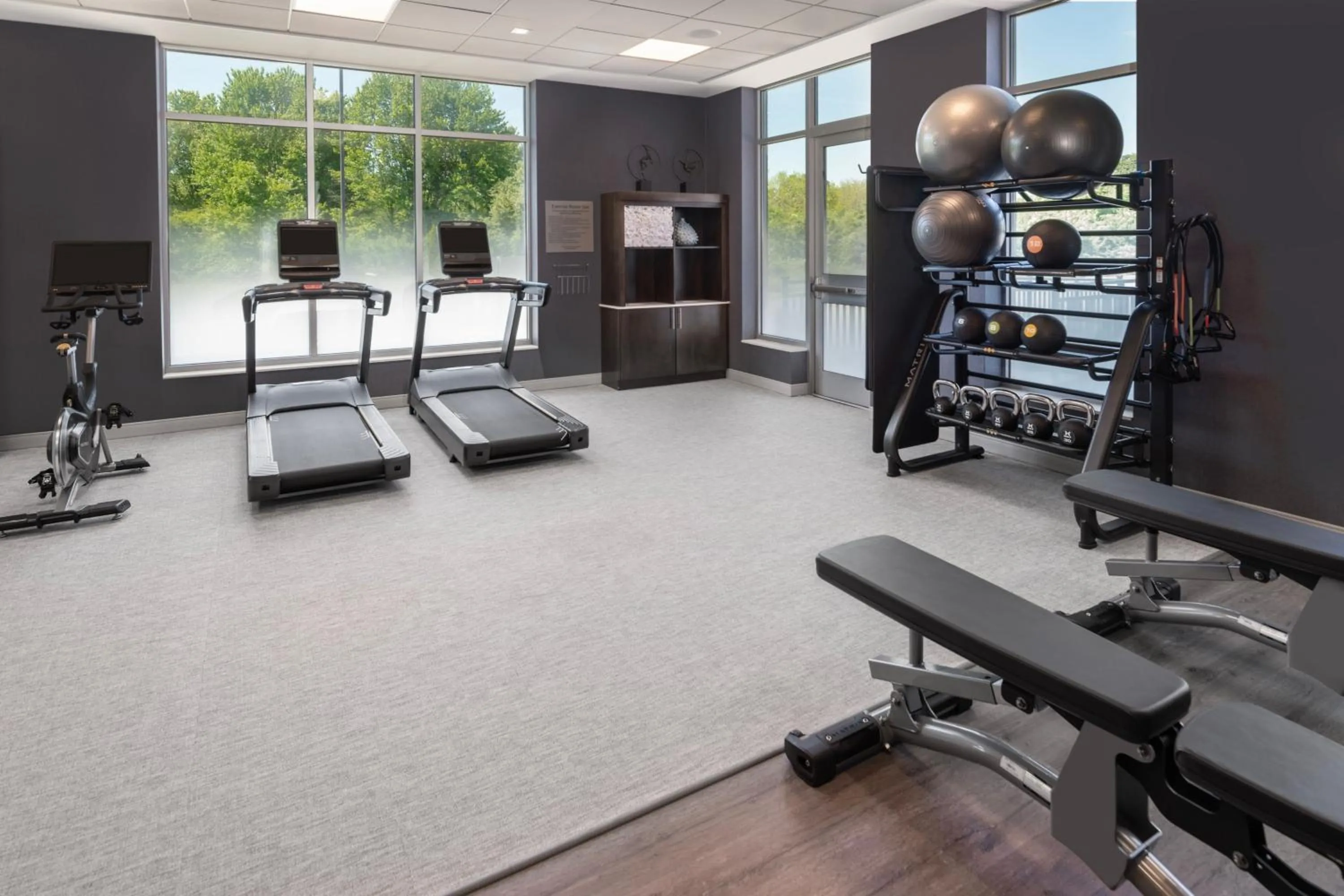 Fitness centre/facilities in Residence Inn by Marriott Boston Concord