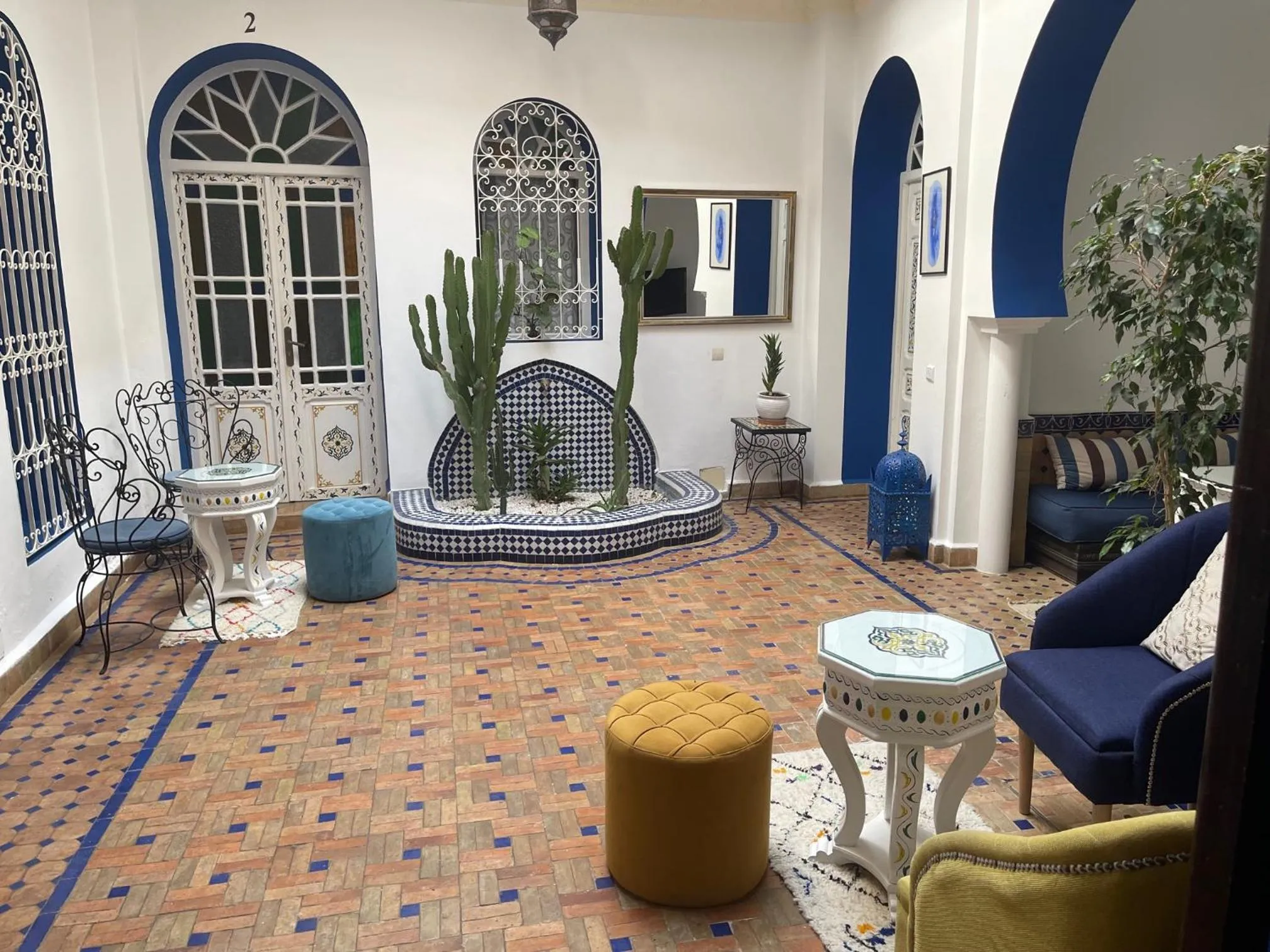 Patio in Riad Aicha