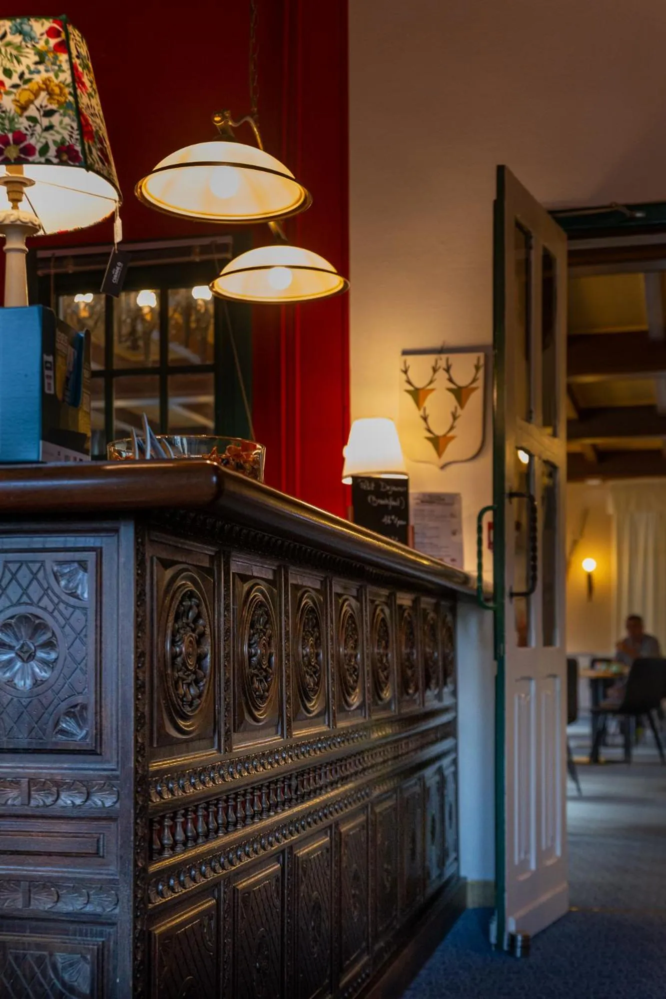 Lobby or reception in Hôtel Restaurant Du Château