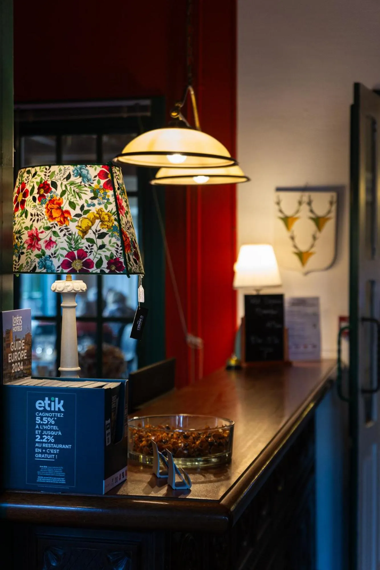 Lobby or reception in Hôtel Restaurant Du Château